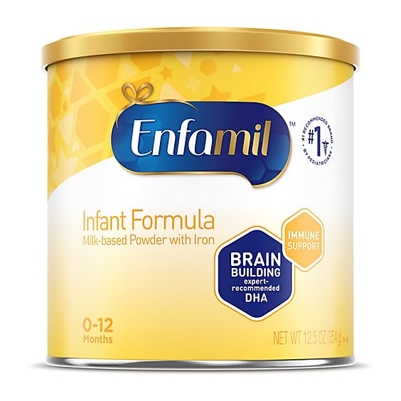 Enfamil Infant Formula Milk Based Powder with Iron Can - 12.5 Oz