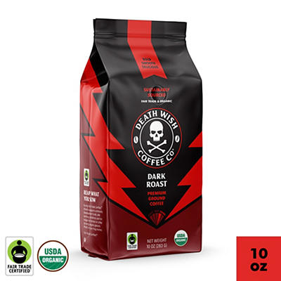 Death Wish Coffee Chocolate Hazelnut Ground - 10 Oz - albertsons
