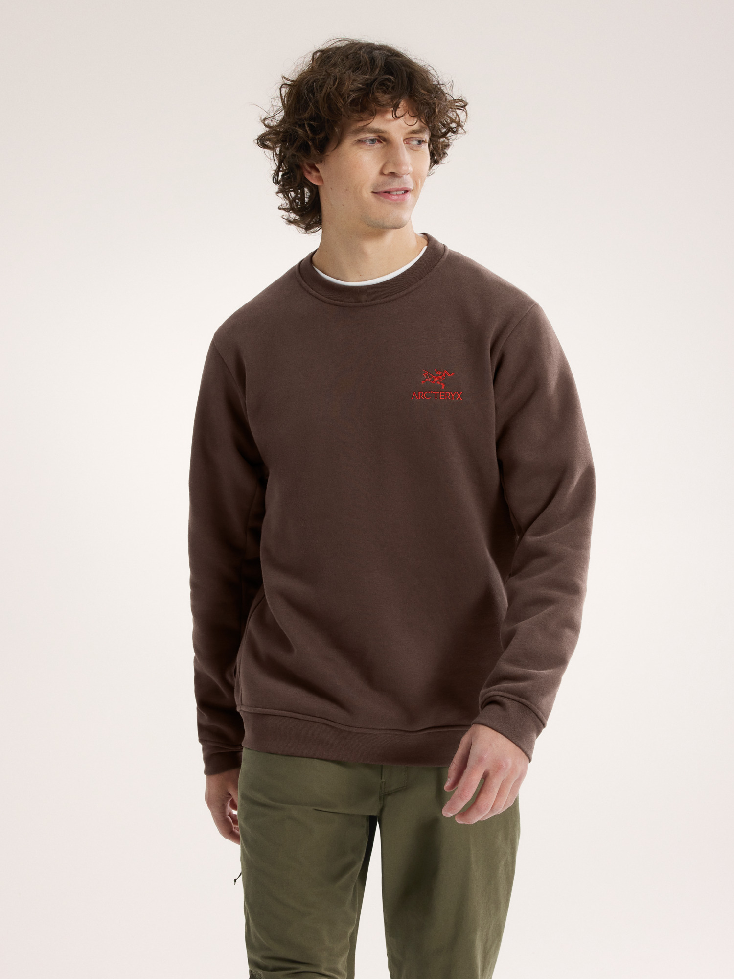 Emblem Fleece Crew Neck Pullover Men's | Arc'teryx United States