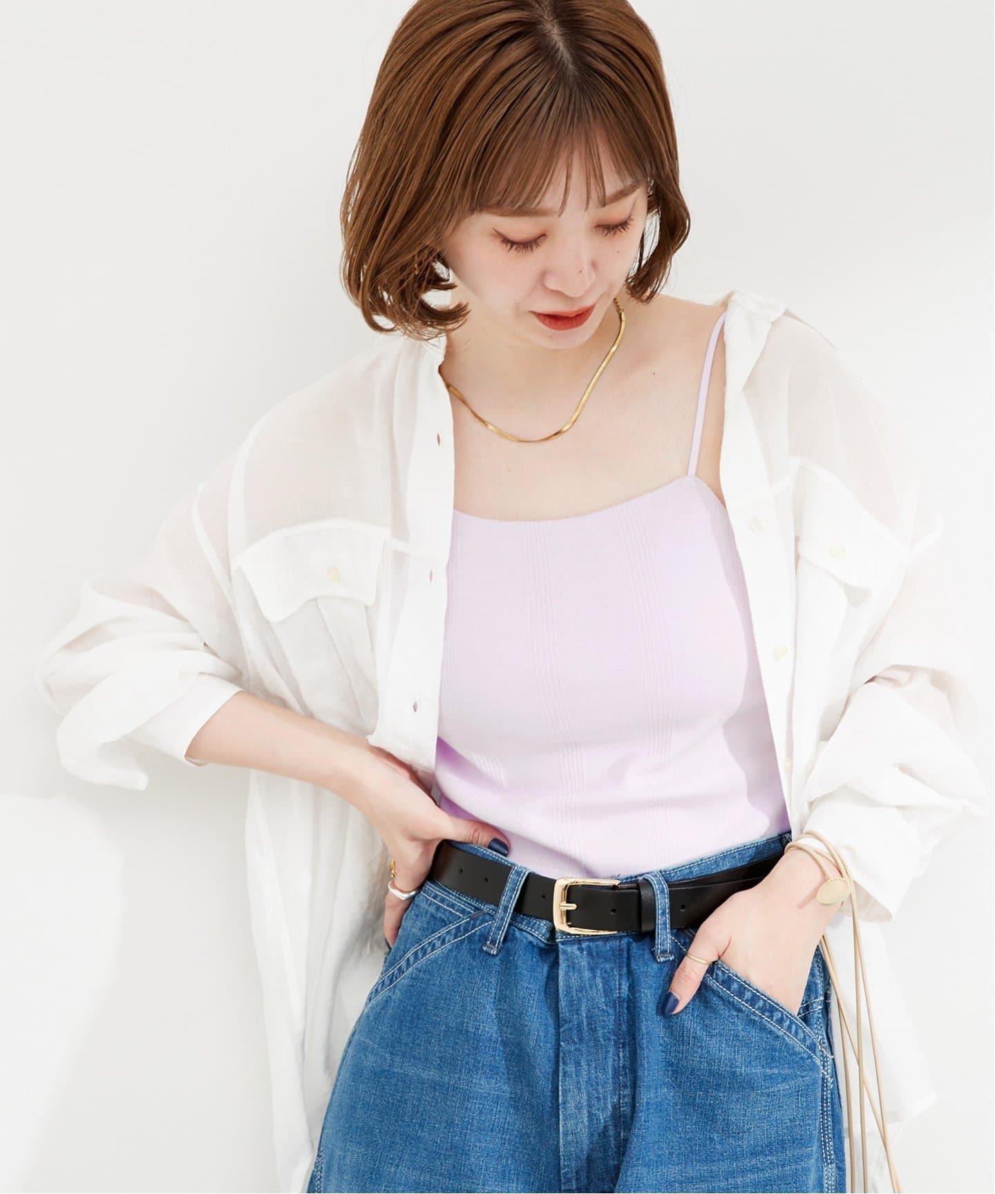 Miller/ミラー カップ付きキャミソール（キャミソール）｜B.C STOCK