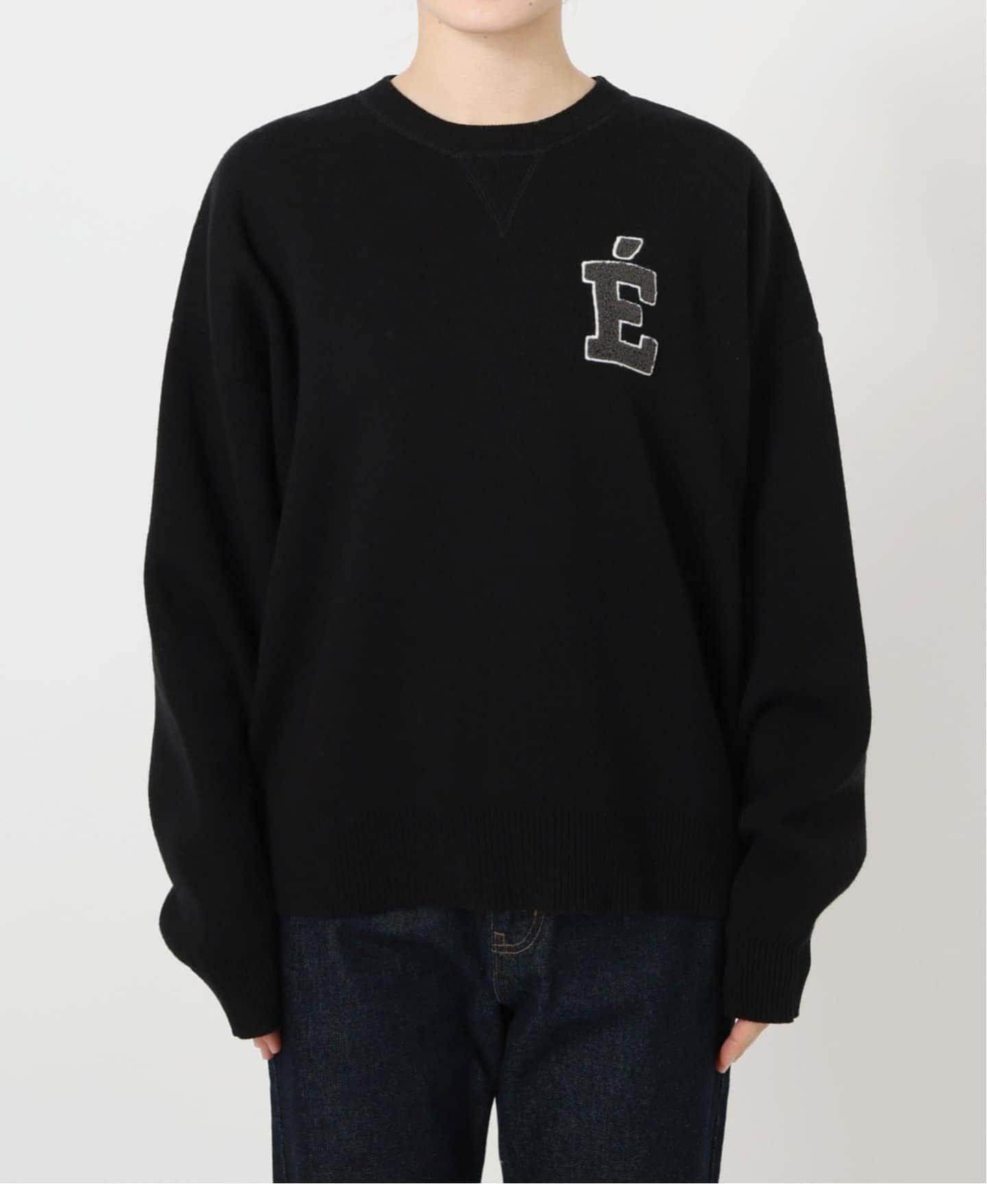 WEB限定/追加4》サガラ刺繍スウェットライクニット（ニット／セーター