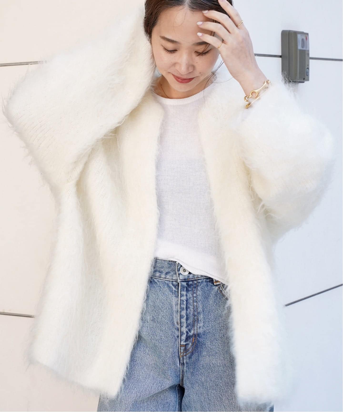 PORTMIX クルーネック カーディガン（カーディガン）｜Deuxieme Classe