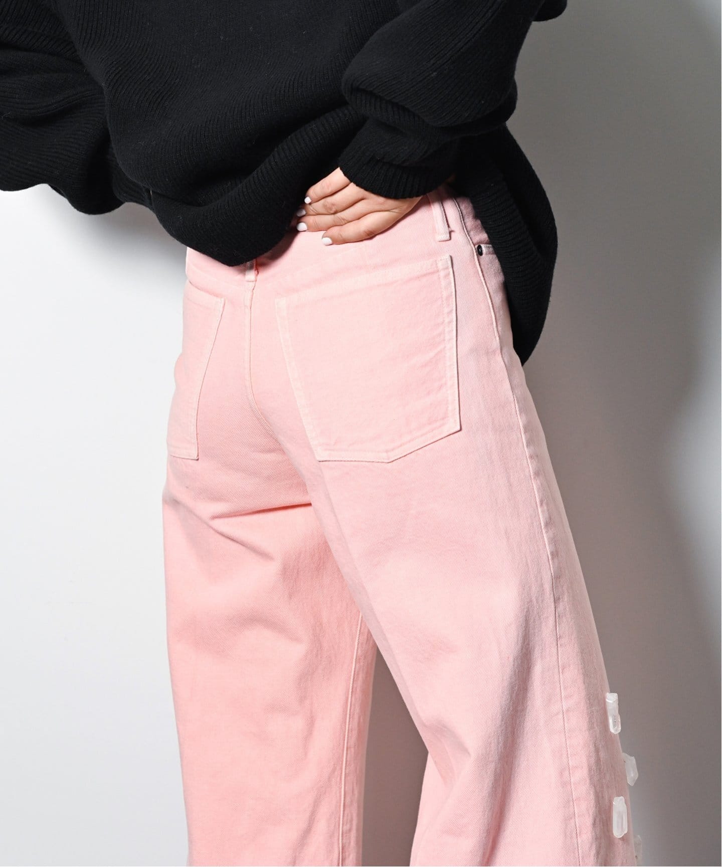TANAKA 別注 WIDE JEAN TROUSERS ST-108：デニムパンツ（デニムパンツ