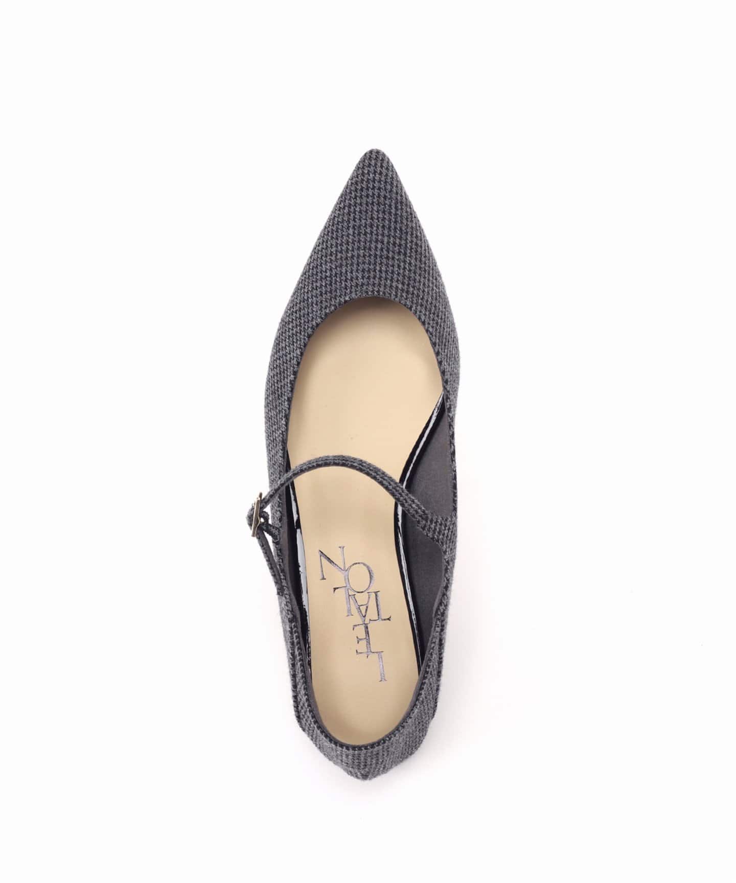 追加》ポインテッドワンストラップフラット（フラットシューズ）｜LE