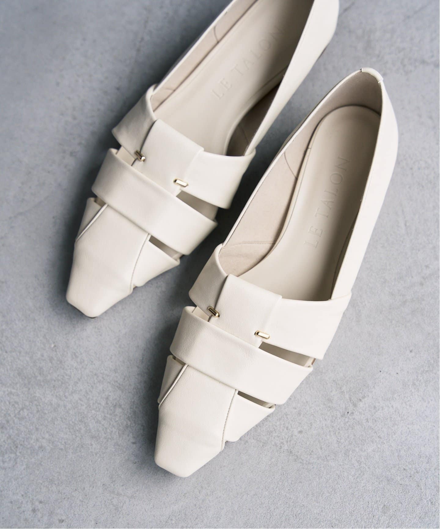 フレンチソフトグルカフラット（フラットシューズ）｜LE TALON（ル