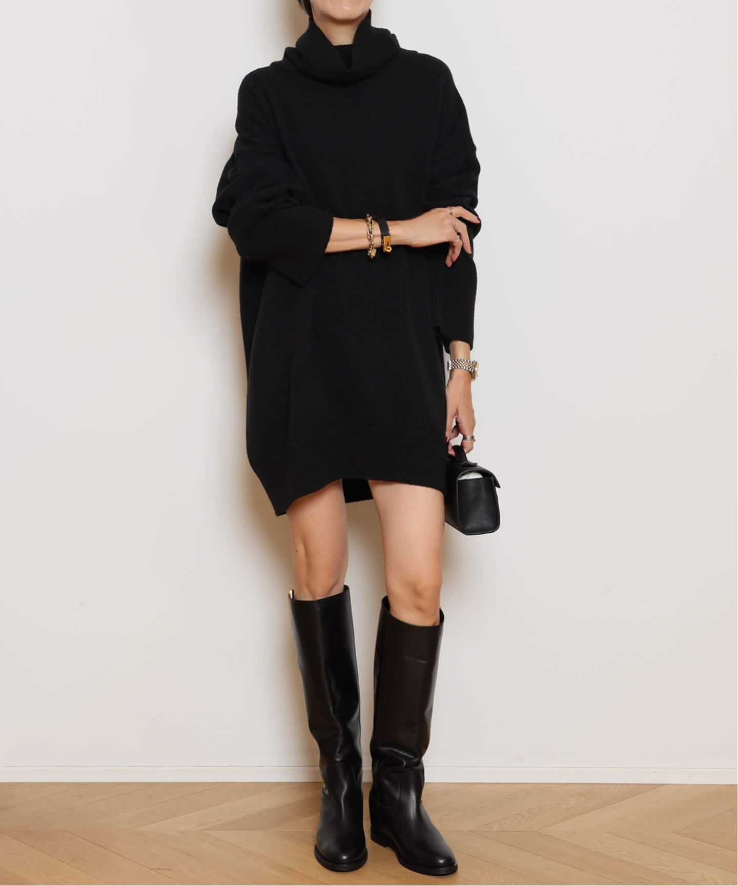 Via Roma 15 LONG ブーツ（Nappa liscio）（ロングブーツ）｜MUSE de