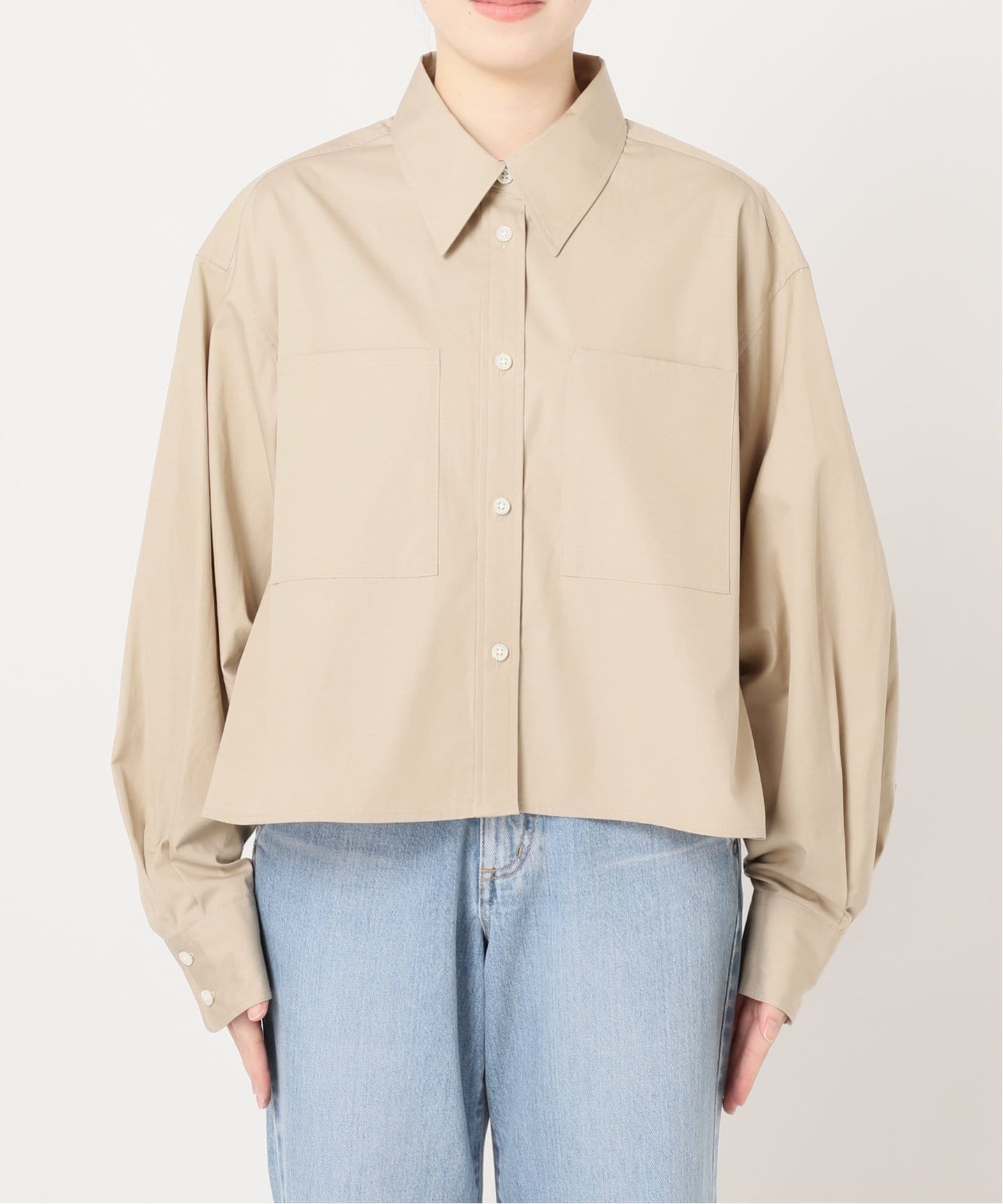 ハイカウントタイプライターショートシャツ（シャツ／ブラウス）｜IENA