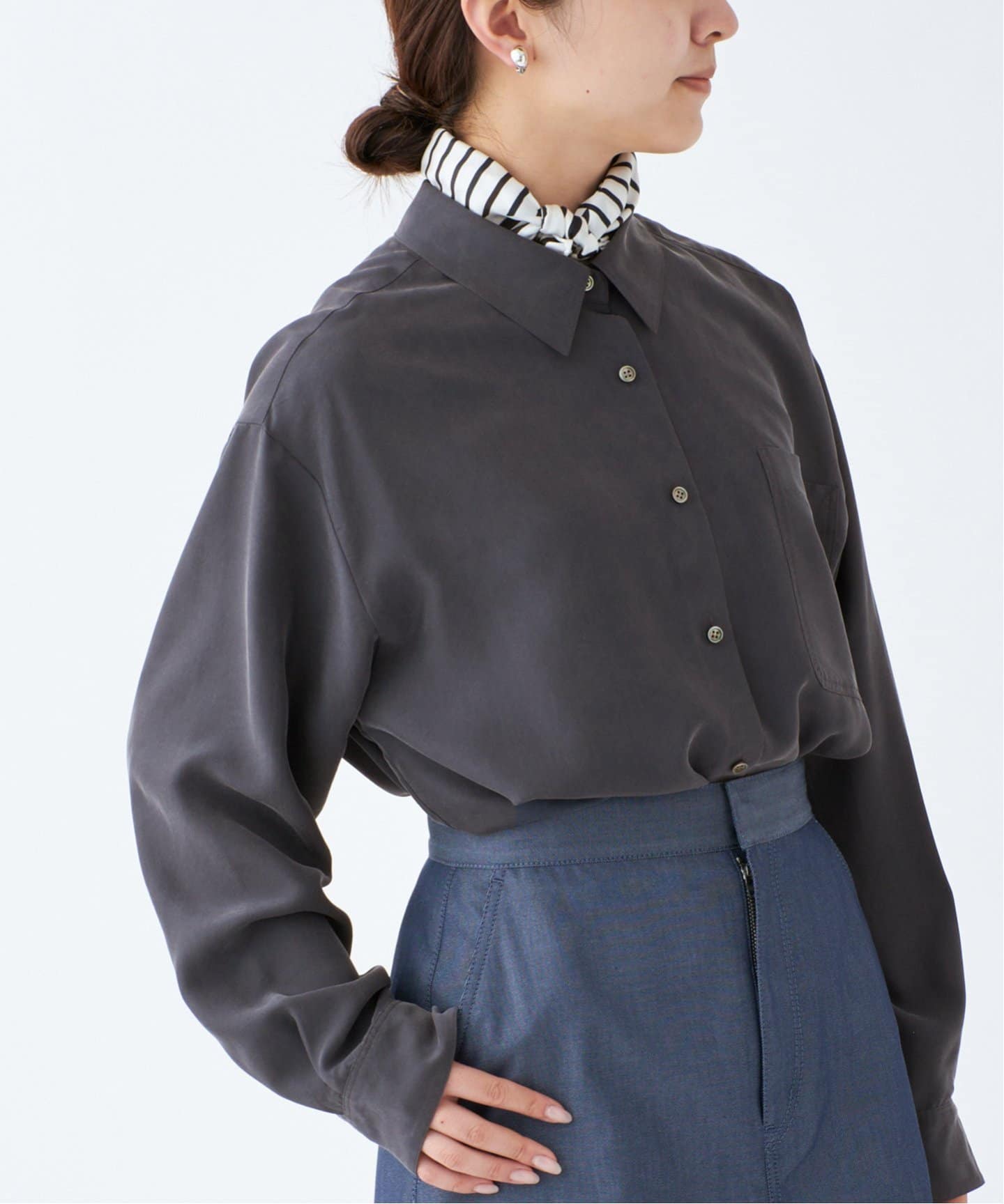 ウォッシャブル シルクシャツ（シャツ／ブラウス）｜IENA（イエナ）の