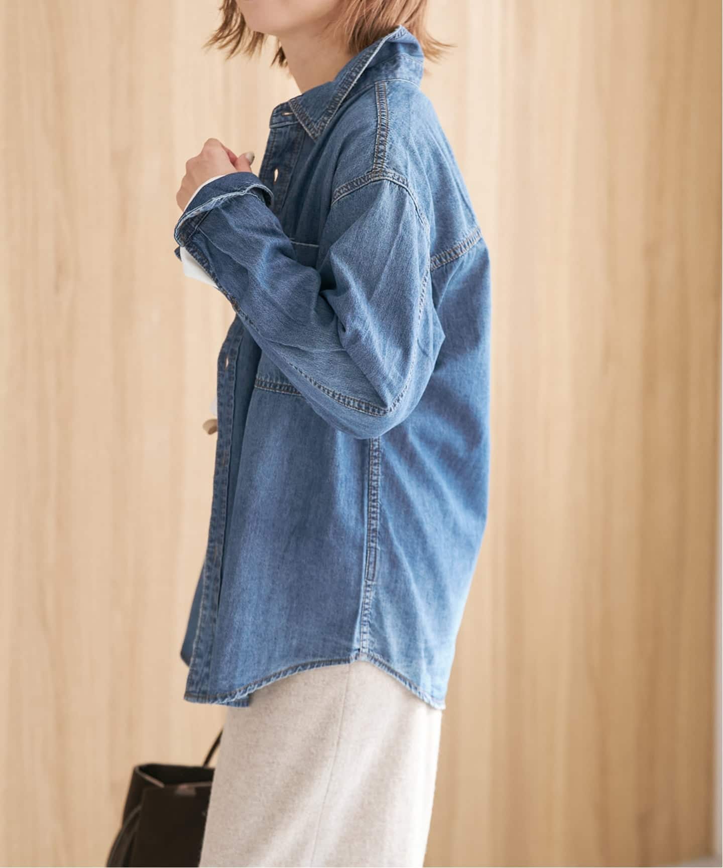 追加2》ライトオンスデニムシャツ（シャツ／ブラウス）｜Spick and