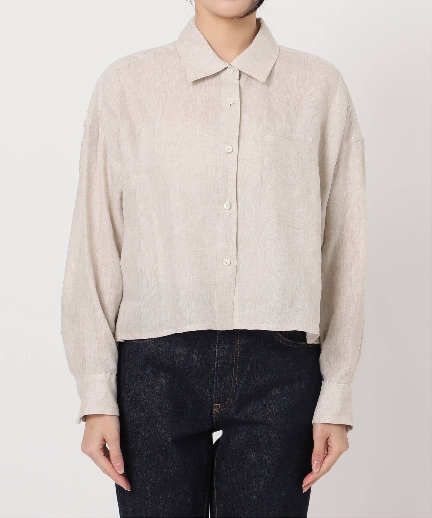 ヨーロピアンフラックスショートシャツ（シャツ／ブラウス）｜JOURNAL