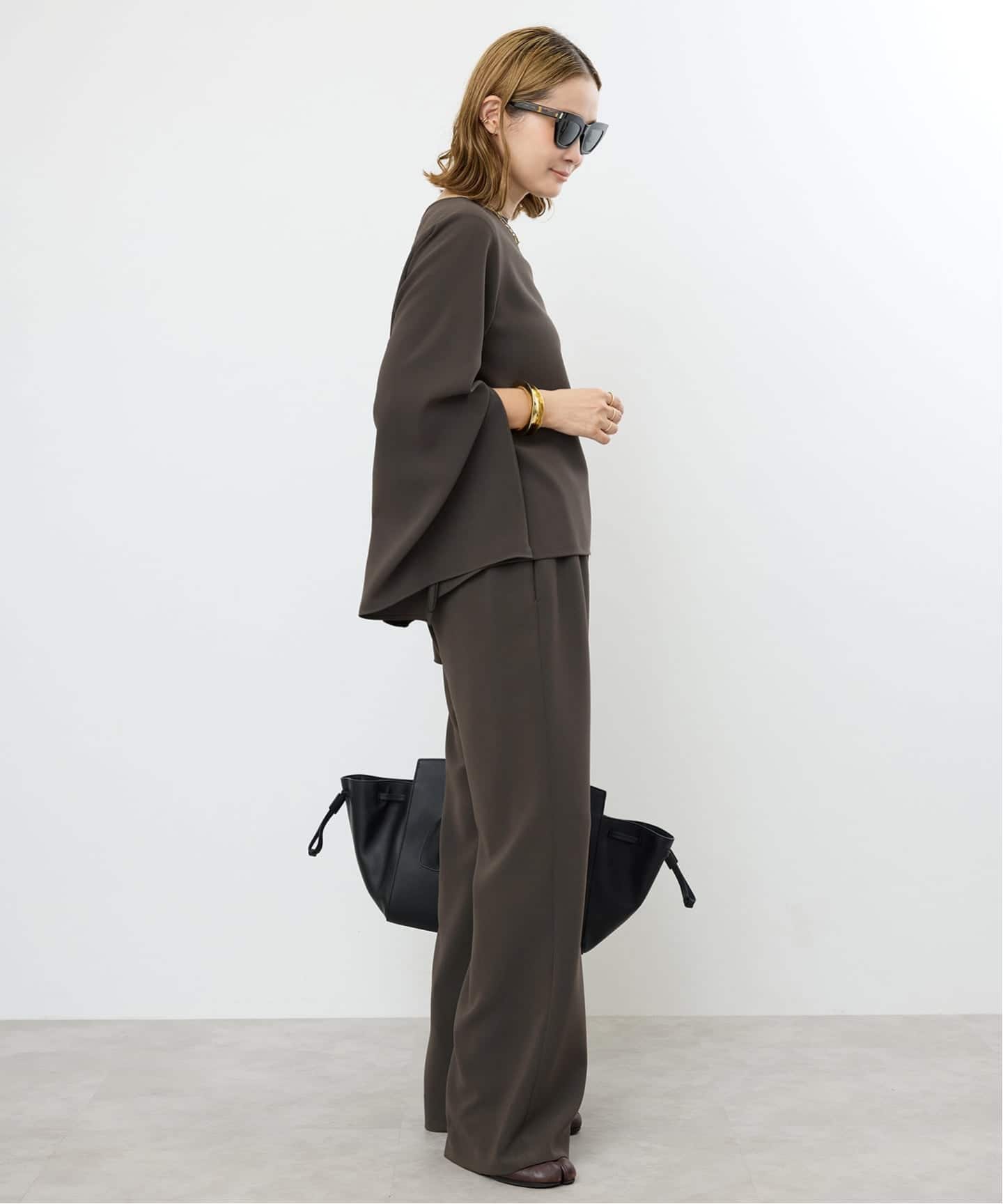 Sofia ジップスリーブ ブラウス（シャツ／ブラウス）｜Deuxieme Classe