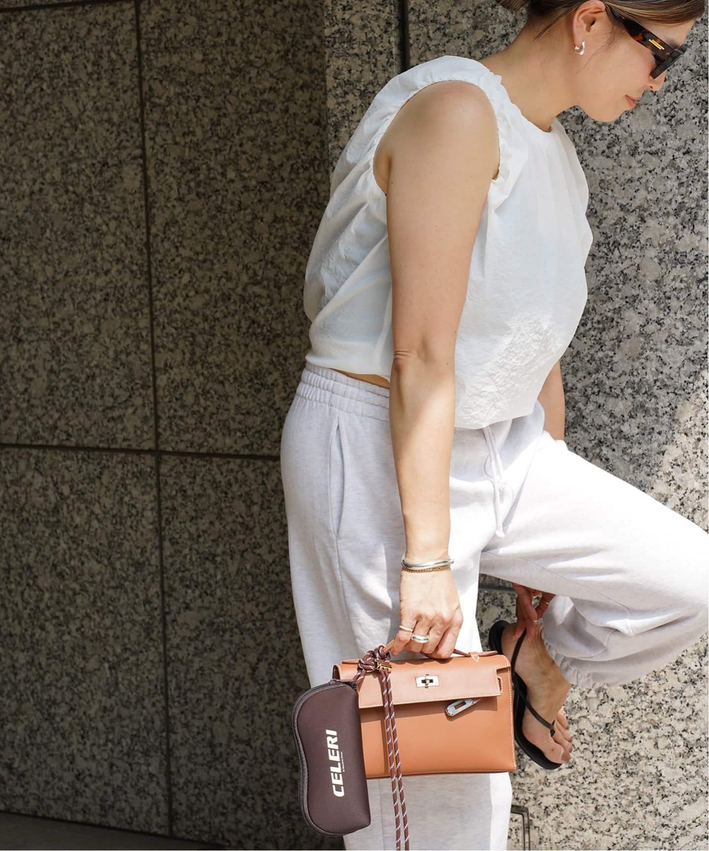 CELERI/セルリ】GATHER ショートトップス（シャツ／ブラウス