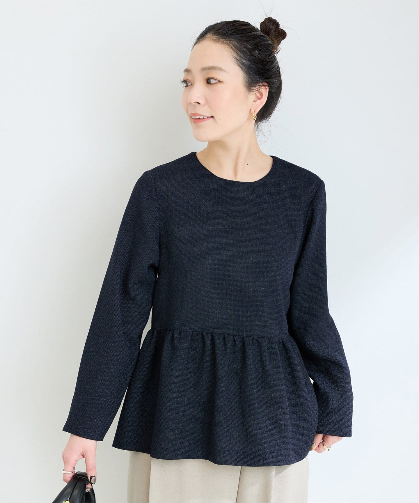 ツイードペプラムブラウス（シャツ／ブラウス）｜B.C STOCK（ベーセー