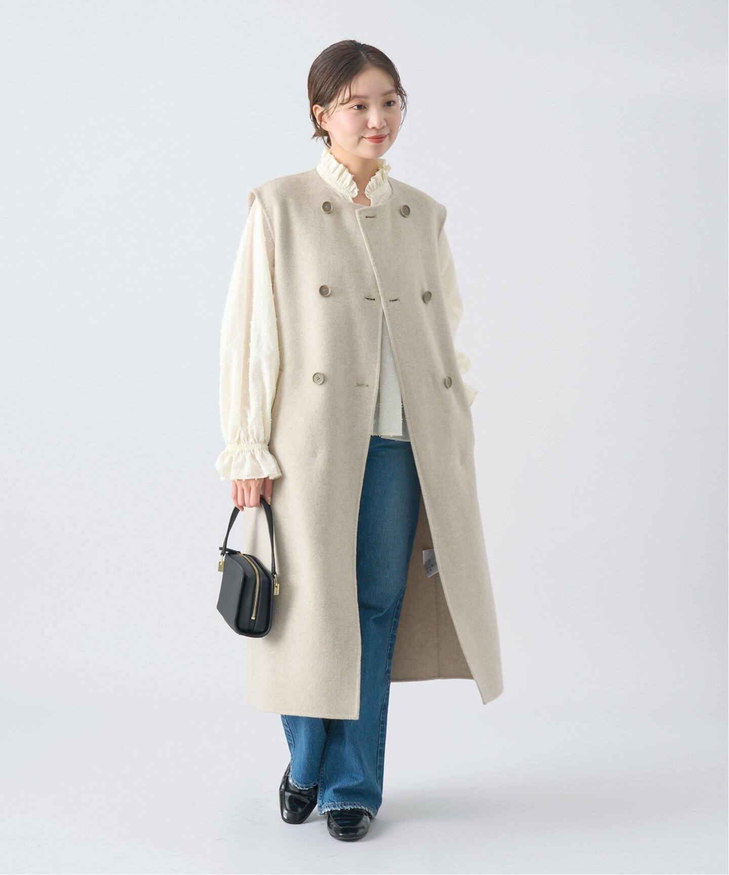 ドットタフタショートギャザーブラウス（シャツ／ブラウス）｜IENA