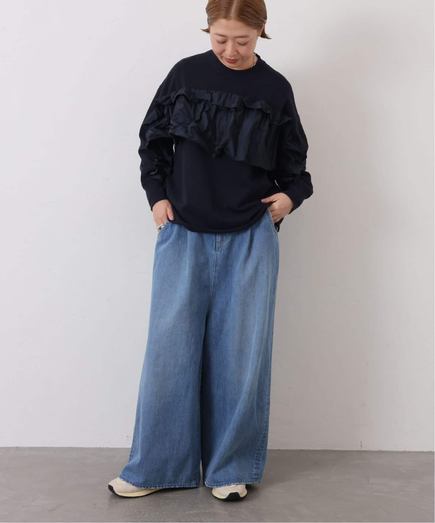 タフタ フリルプルオーバー（その他トップス）｜journal standard luxe