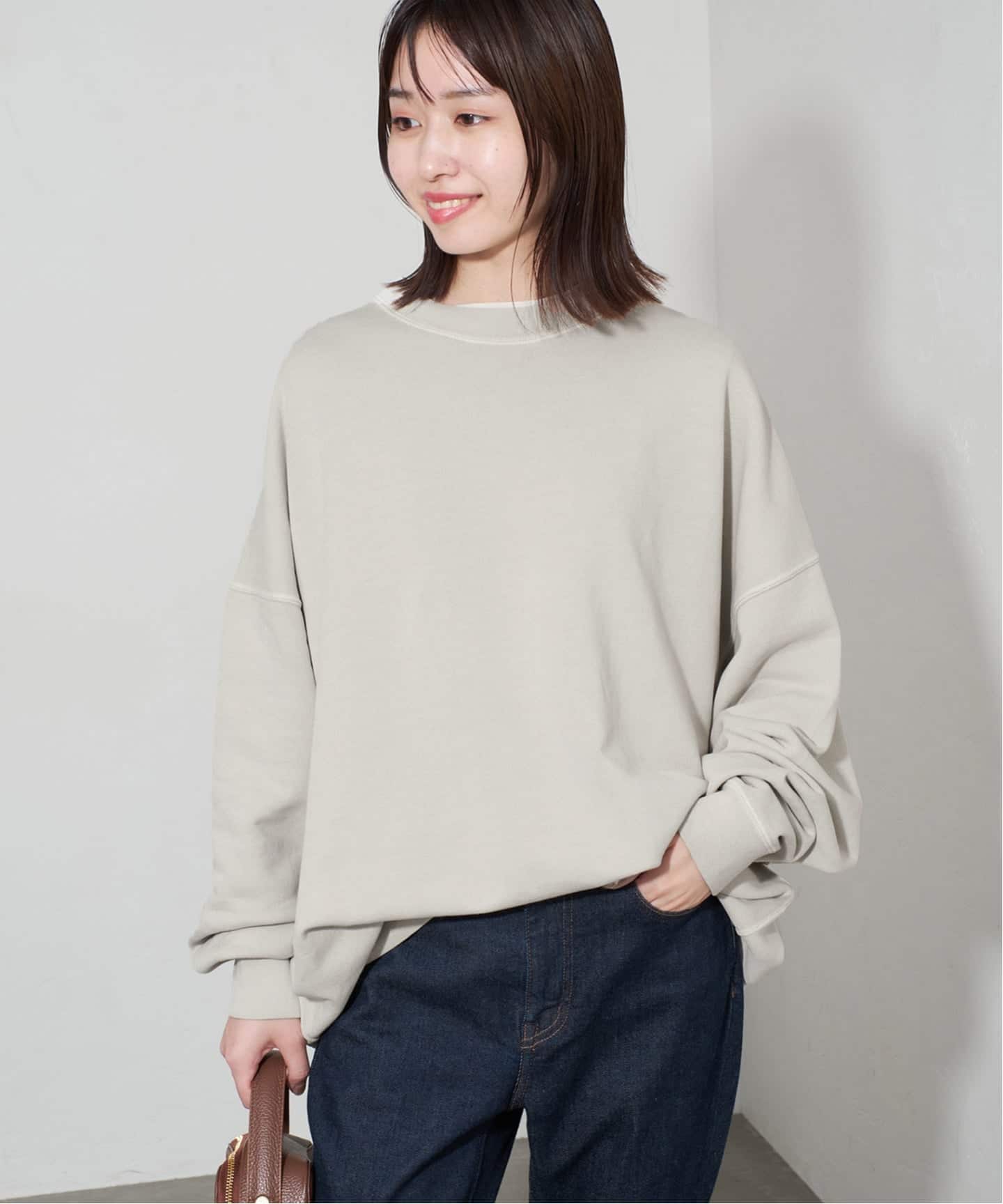 WEB限定/追加3》ビックシルエットピグメント裏毛プルオーバー