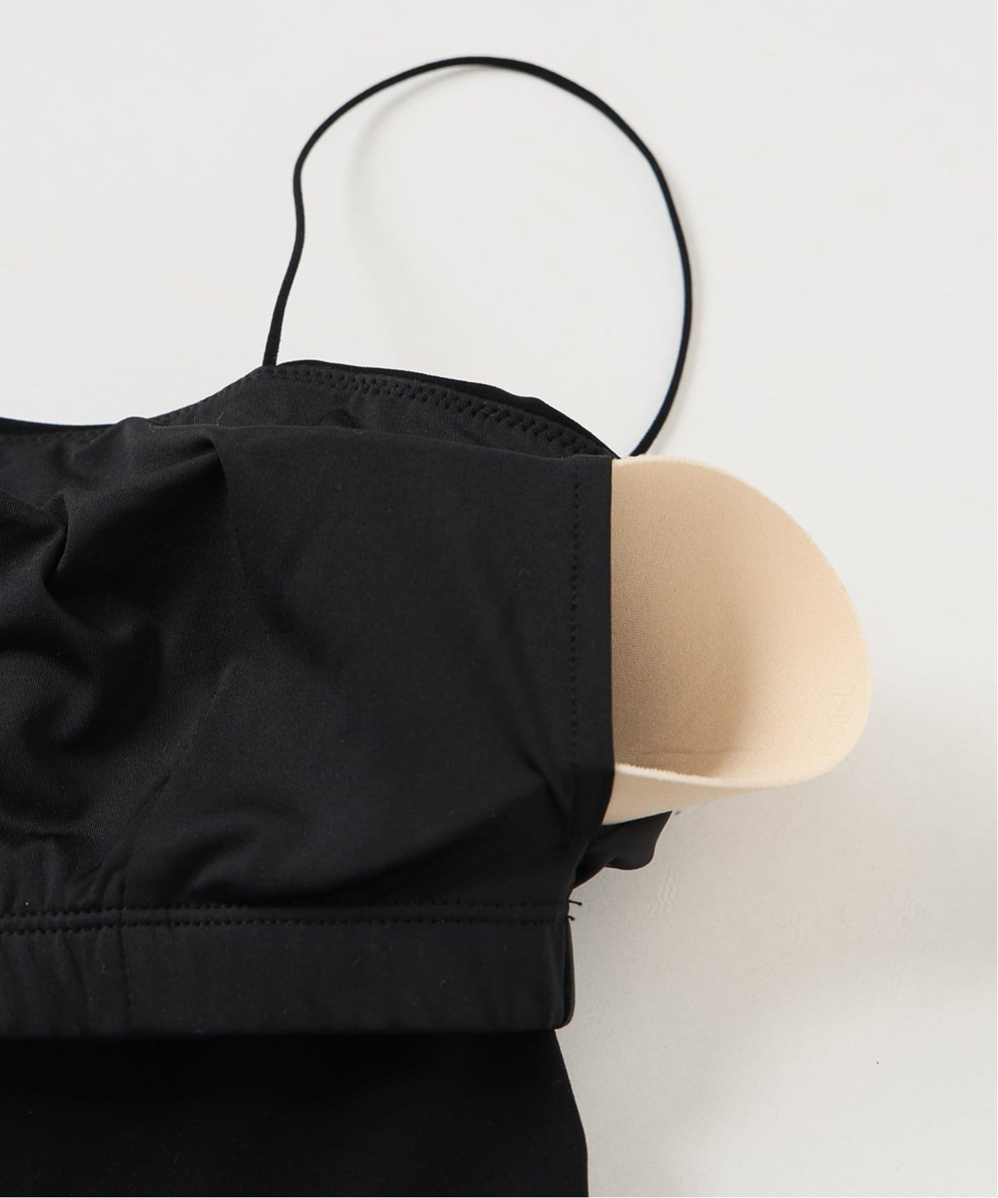 追加2》カップ付きベアラインスイマーキャミ（カップ付きインナー