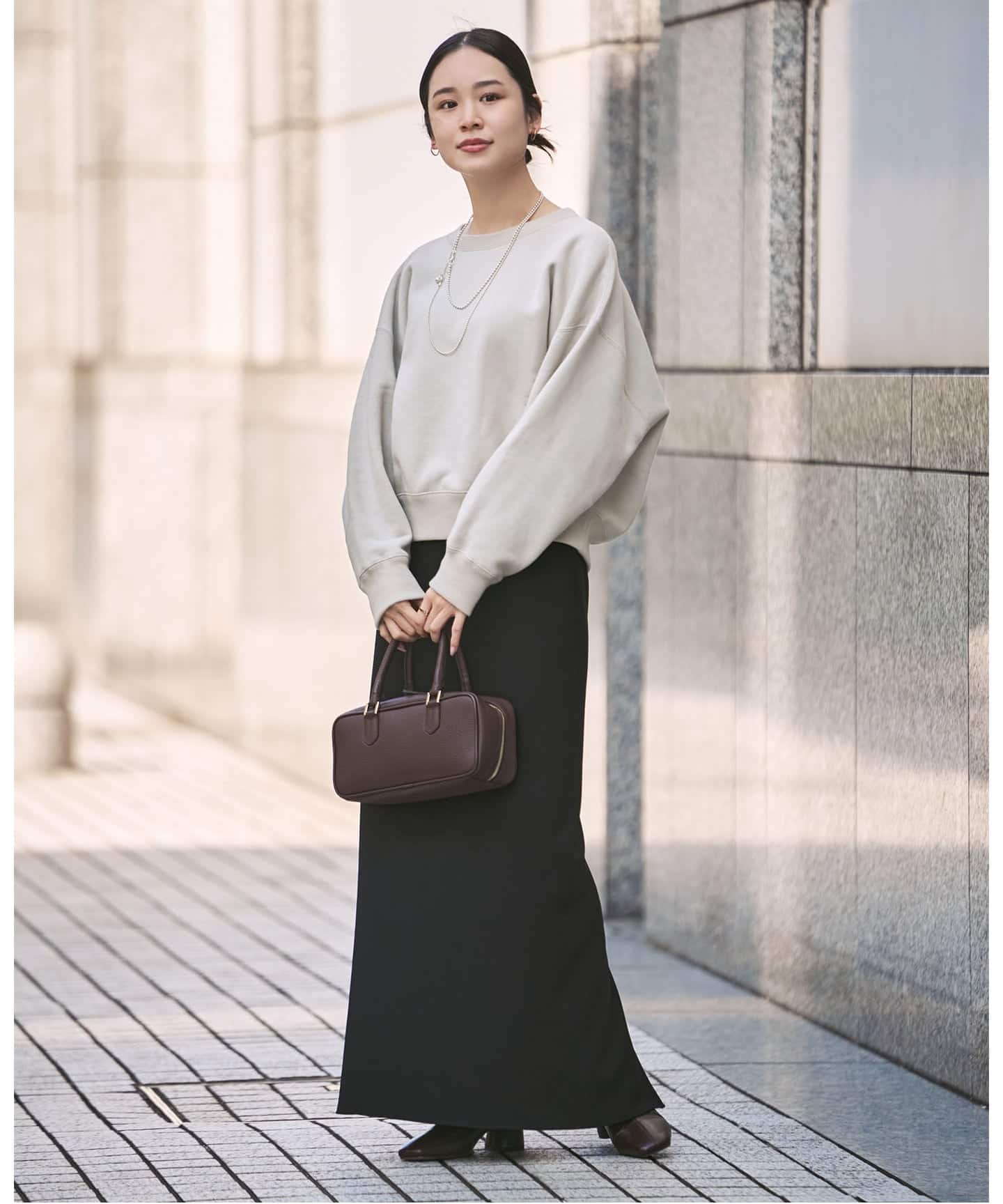 追加》ナッピングオーバーニュアンススウェット（スウェット）｜NOBLE