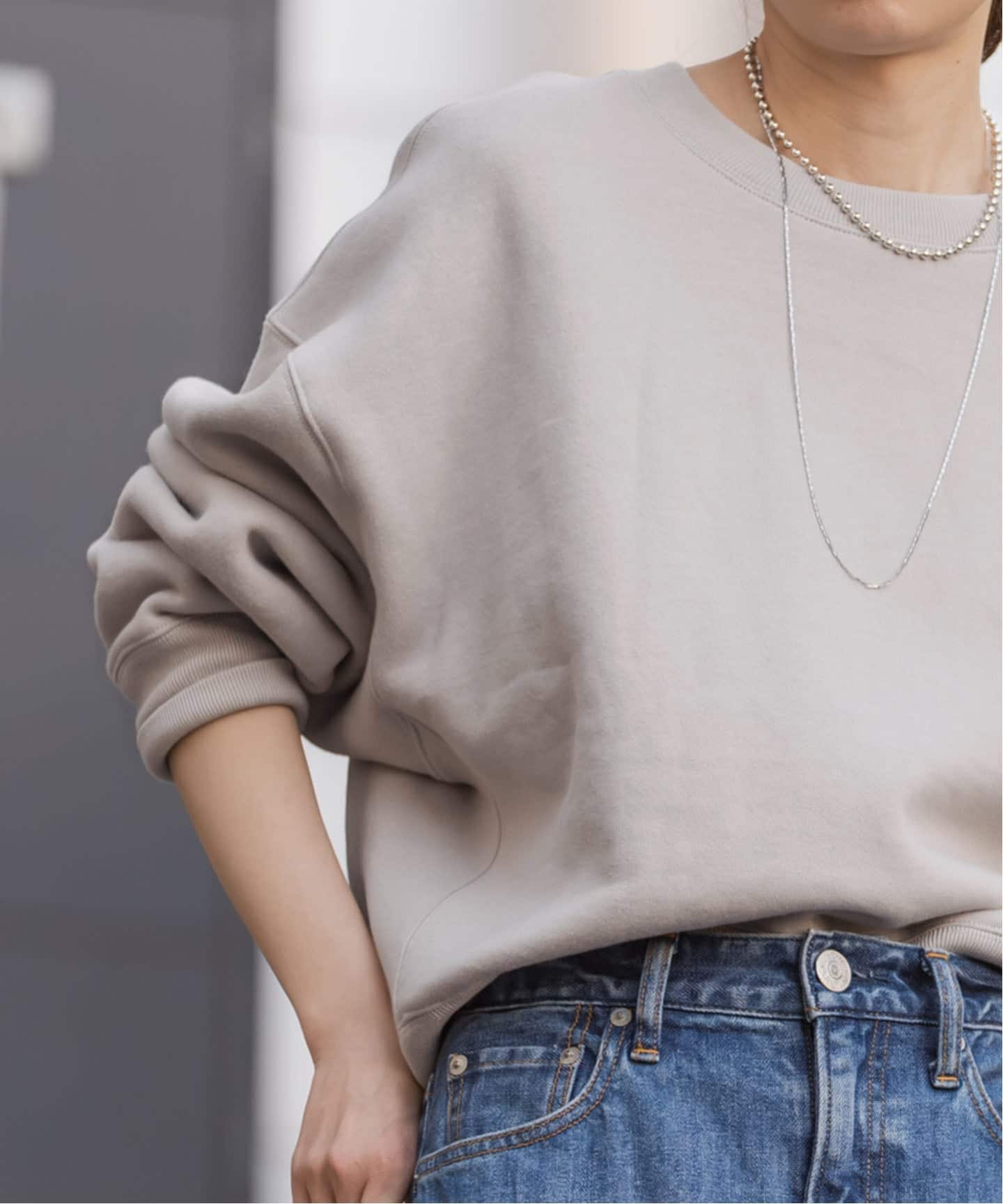 追加》ナッピングオーバーニュアンススウェット（スウェット）｜NOBLE