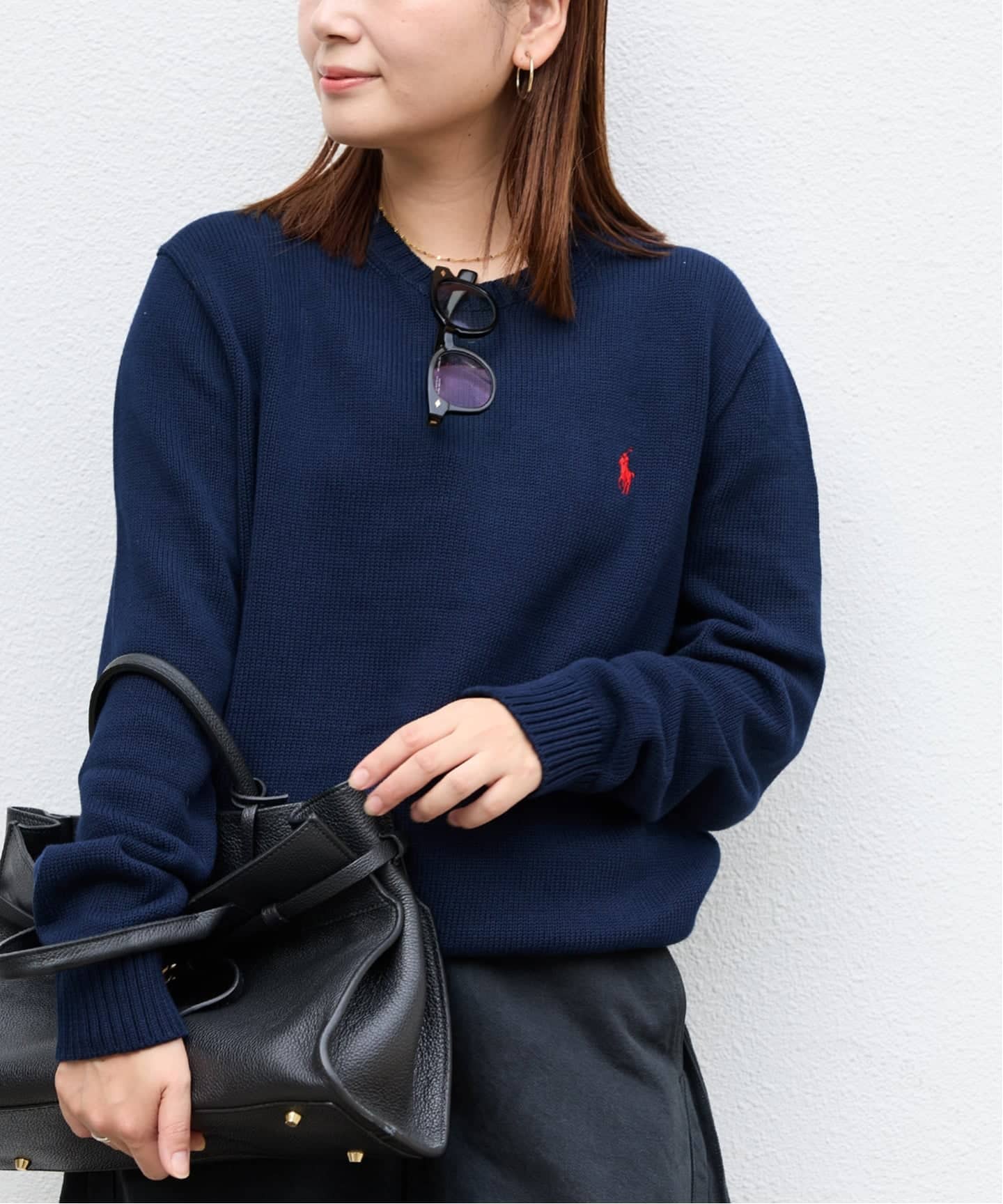 POLO RALPH LAUREN/ポロ ラルフ ローレン】COTTON KNIT PO（ニット
