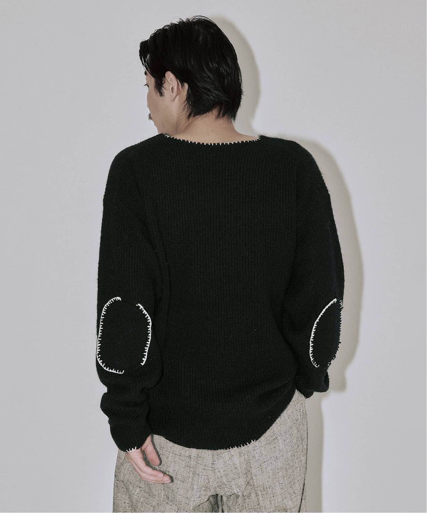 J.S.Homestead / ブランケット ステッチ リブ ニット（ニット