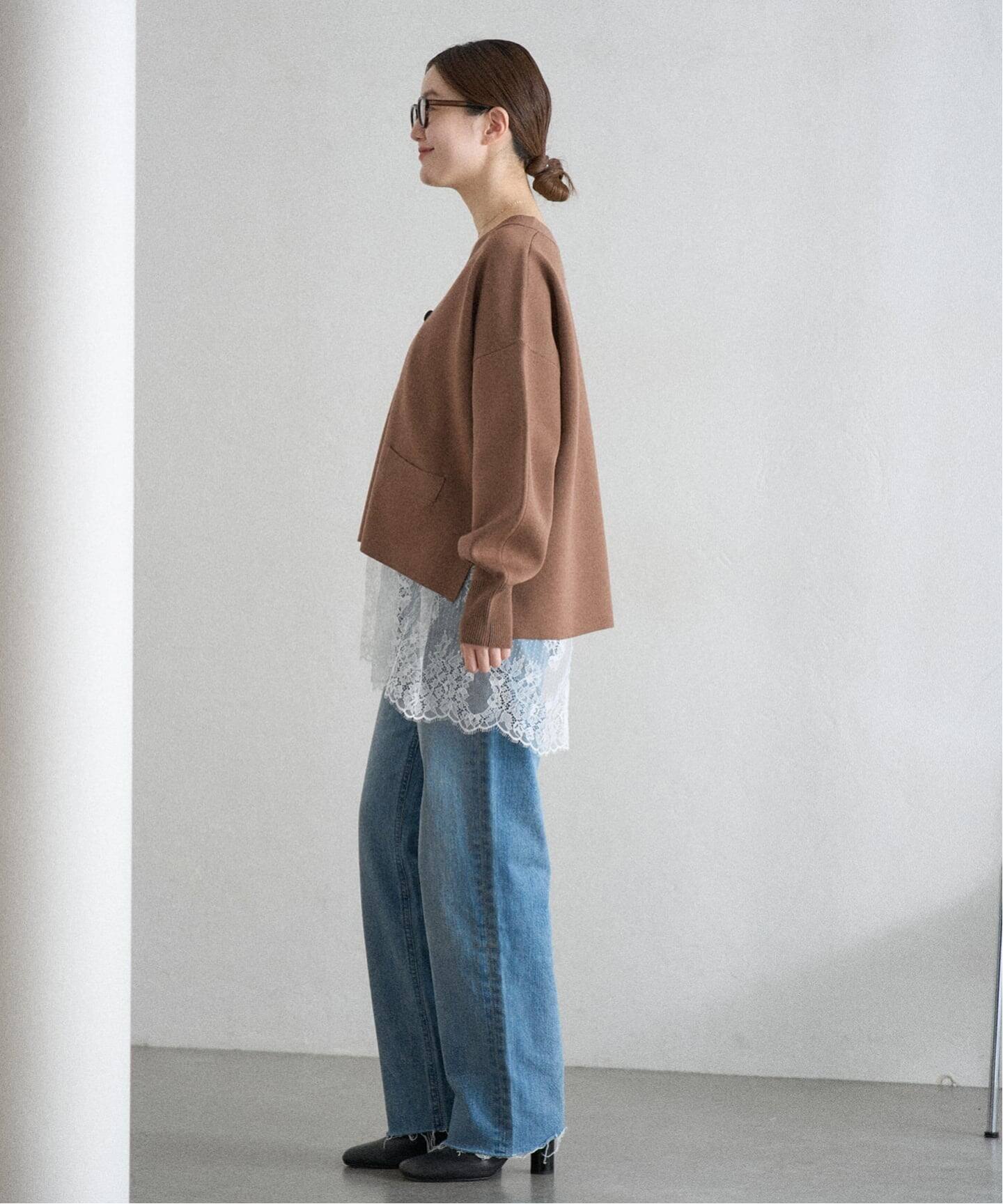 追加4》スーパーファインスムース ショートカーディガン（カーディガン