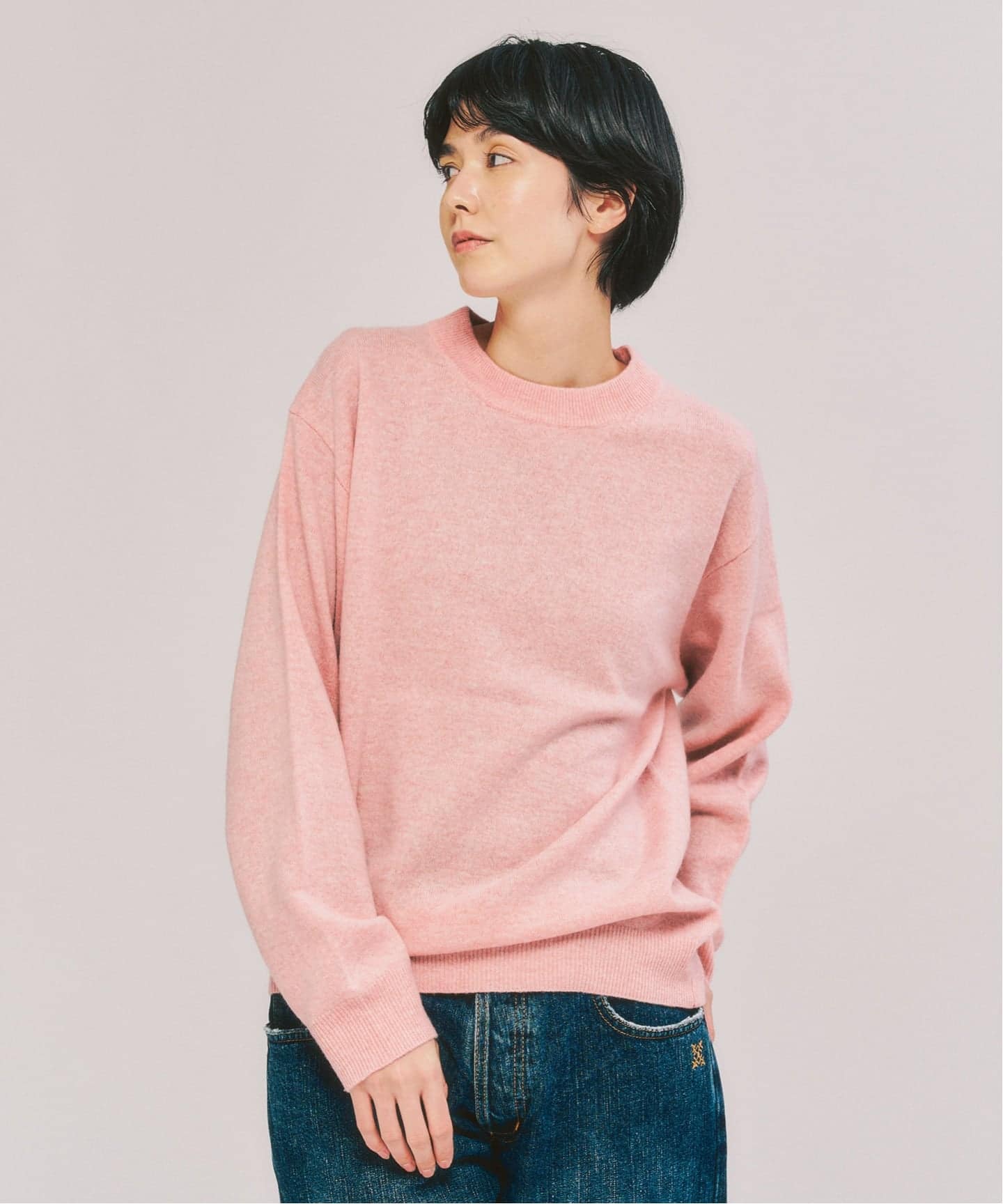 カシミヤブレンド モックネックニット（ニット／セーター）｜417