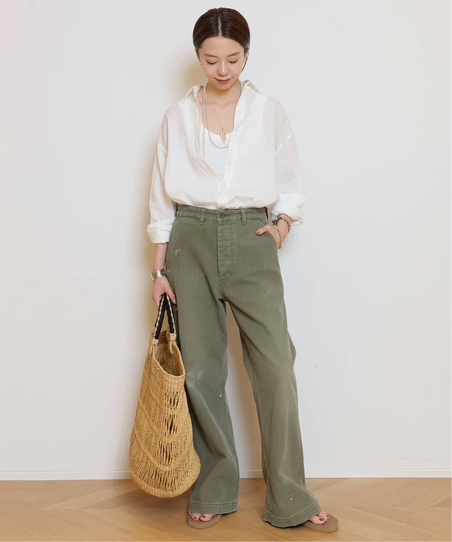 BAGATELLE FRANCE/バガテル フランス】PANIER バッグ（かごバッグ