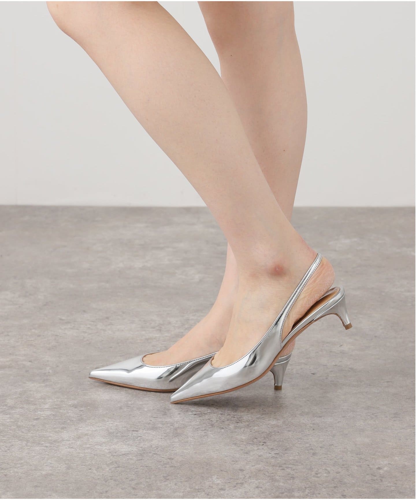 PELLICO/ペリーコ 別注 BACK SLING ミュール 3.5 (シルバー)（その他