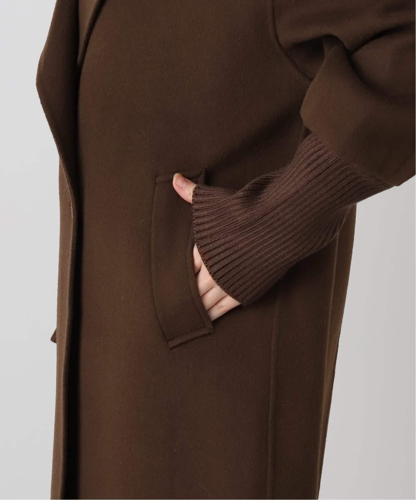 LOU ANDREA/ルーアンドレア】 RIB WOOL COAT（その他ブルゾン