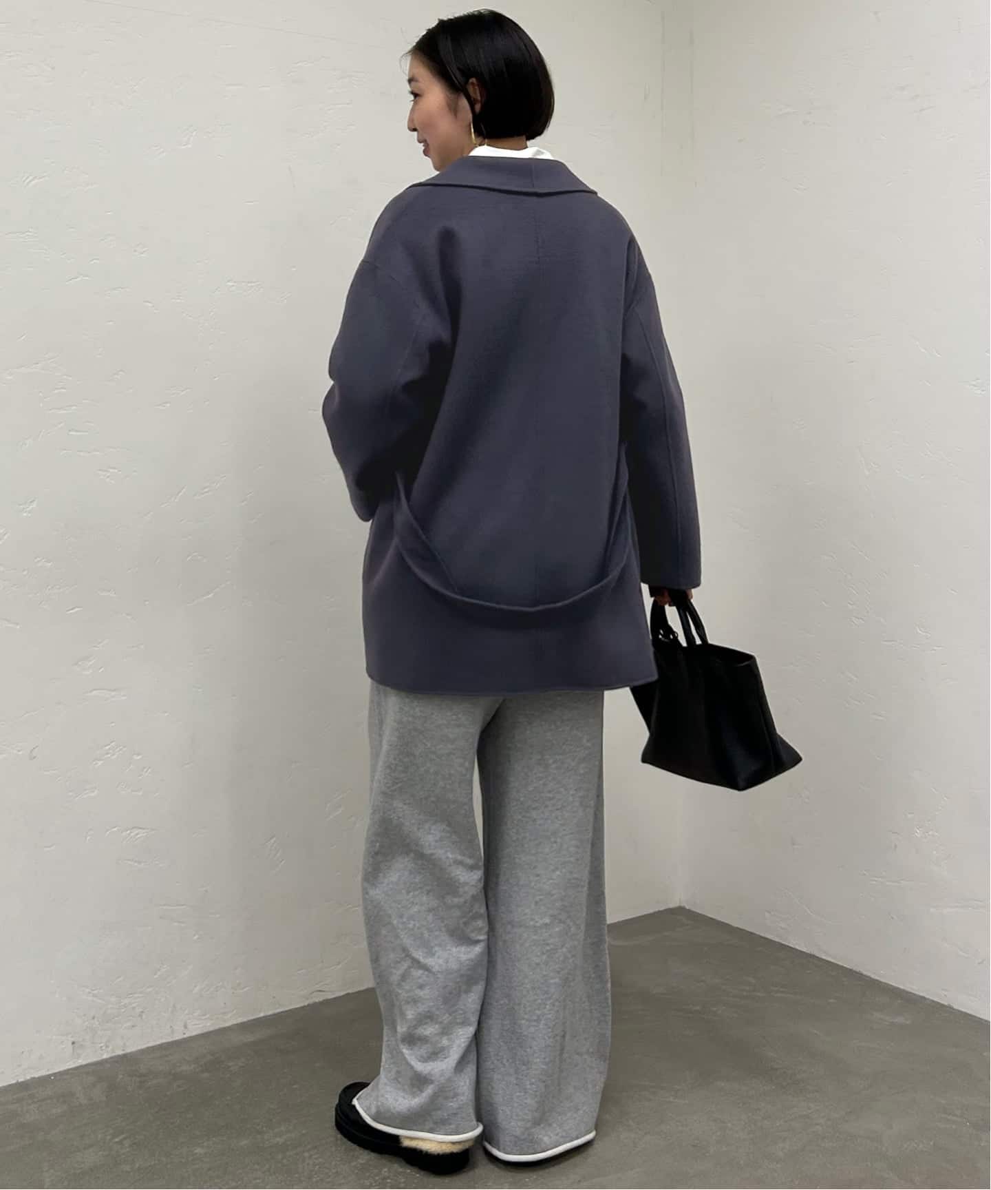 WEB限定/追加》SUPER140 ダブルフェイスベルテッドコート（その他