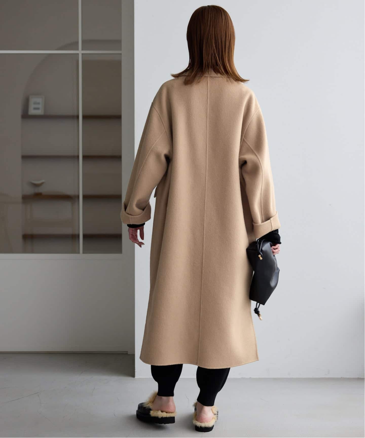 WEB限定/追加2》souple woolダブルフェイスチェスターコート