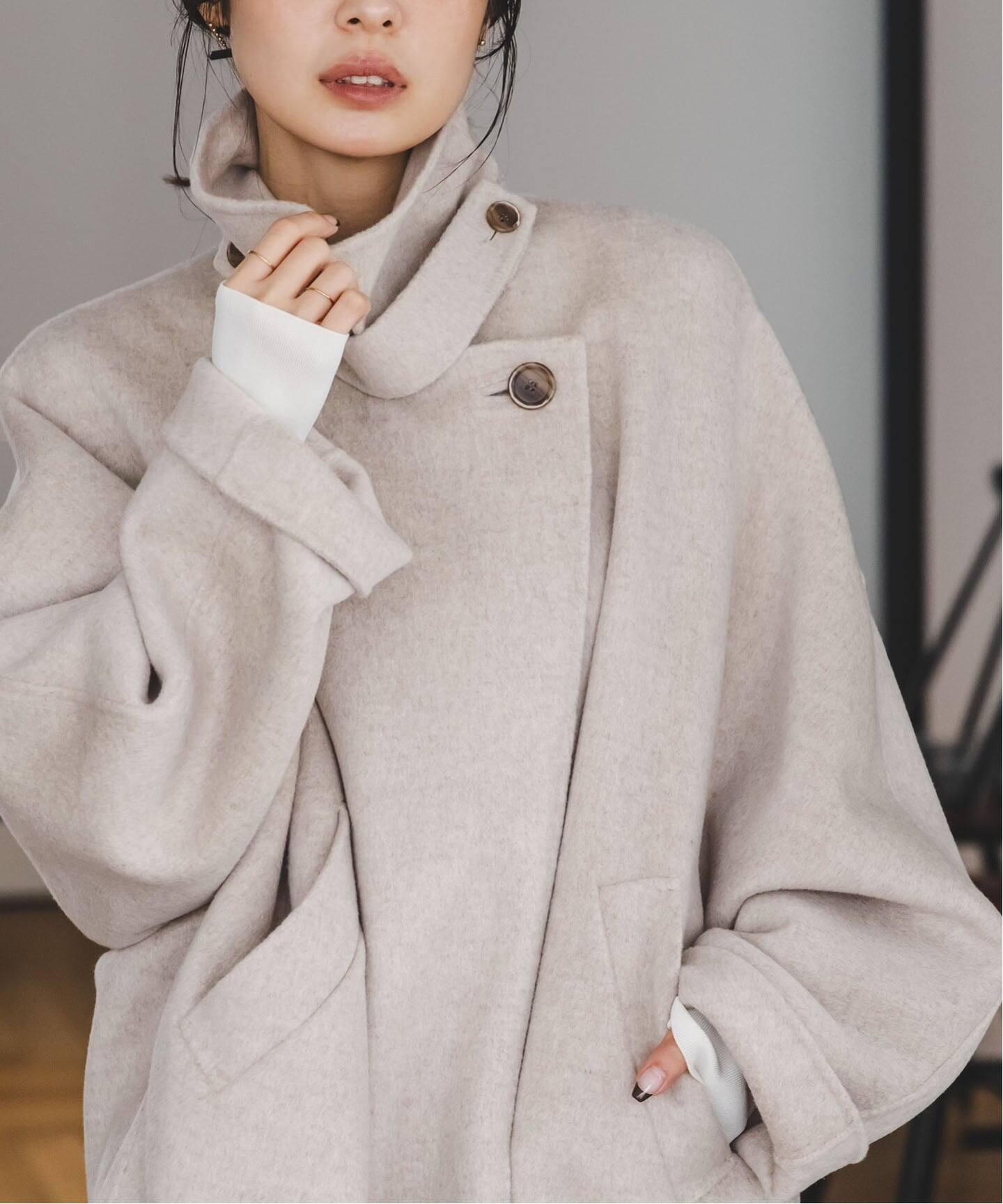 追加》Super160s リバードルマンショートコート（その他ブルゾン