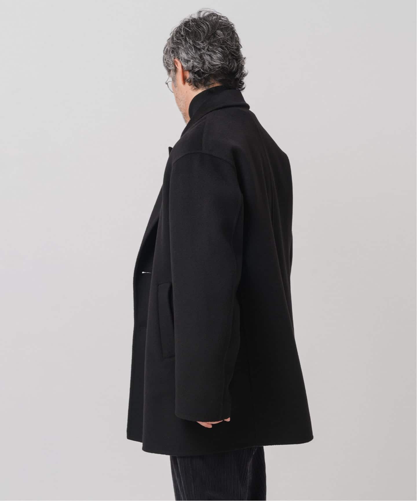 E. ウールカシミヤ Wフェイス コート（チェスターコート）｜EDIFICE