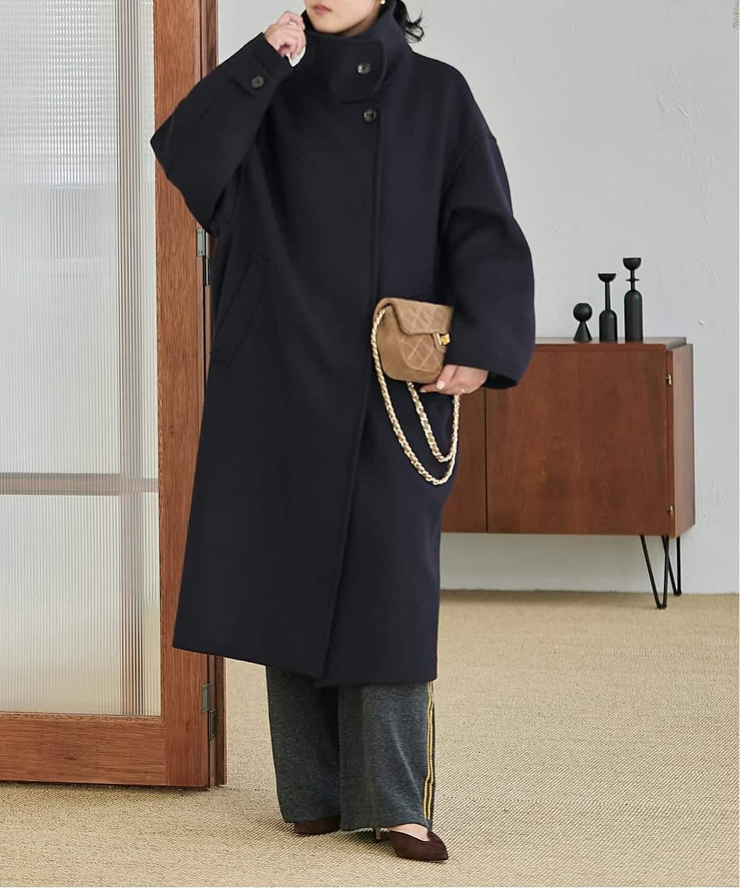 MANTECO/TWEEDスタンドコート（その他ブルゾン／アウター）｜JOURNAL