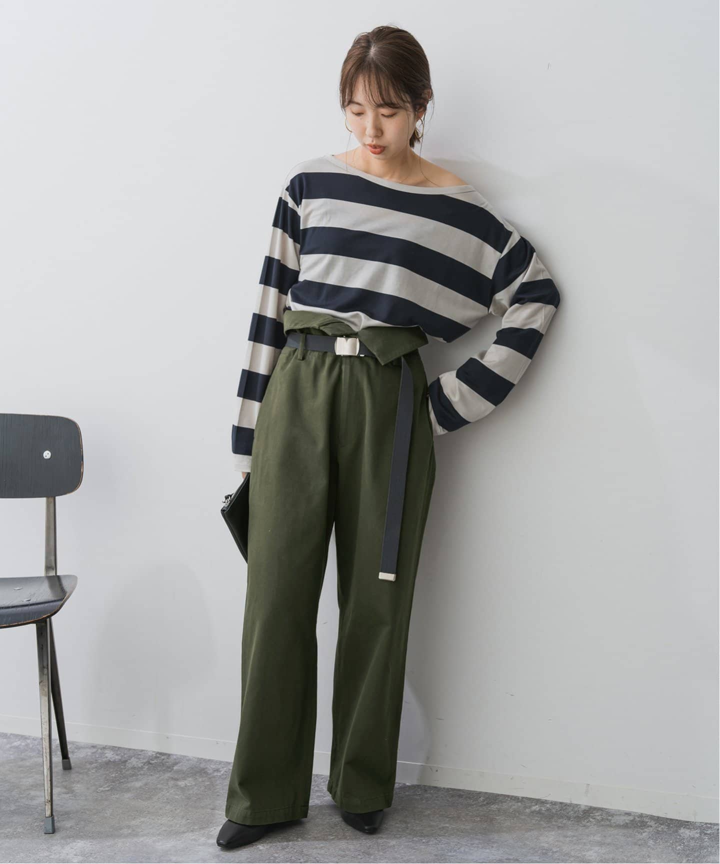 Higuchi*S2WAYハイウエストパンツ（チノパンツ）｜Spick and Span