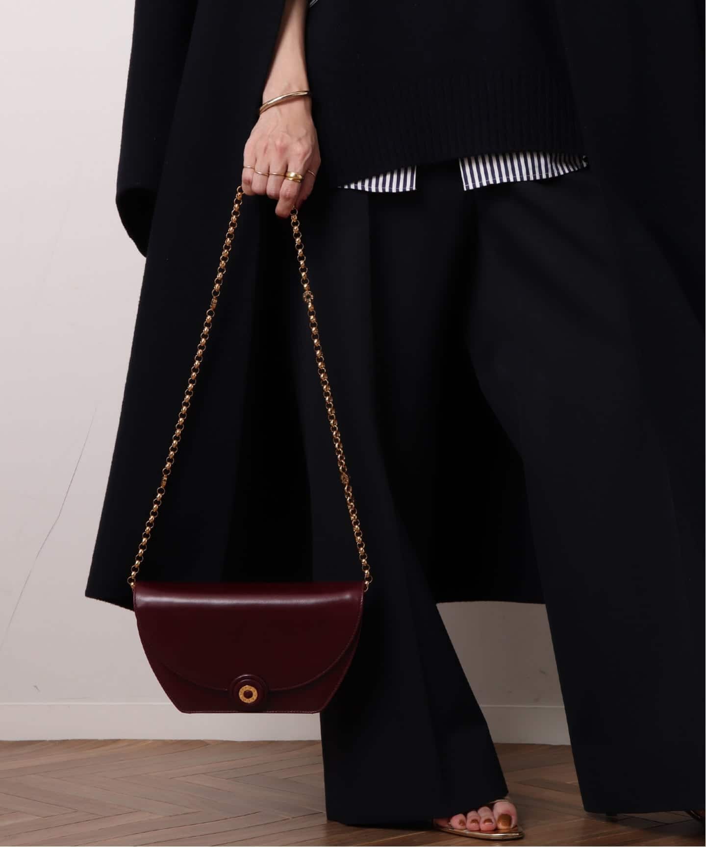 VINTAGE TIFFANY&Co./ティファニー】 チェーンショルダーバッグ