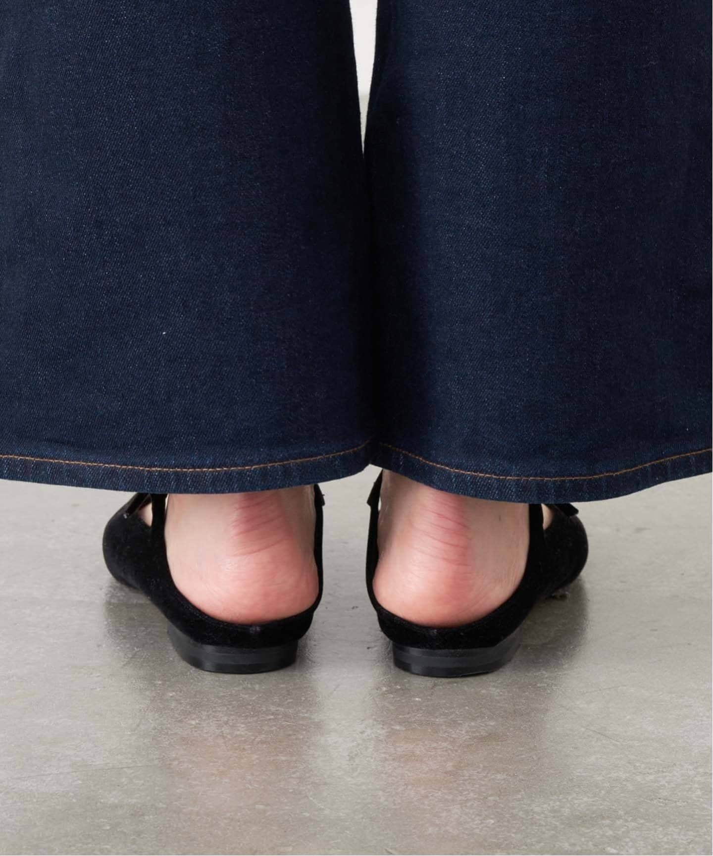 追加》GRISEラウンドストラップミュール（フラットシューズ）｜GRISE