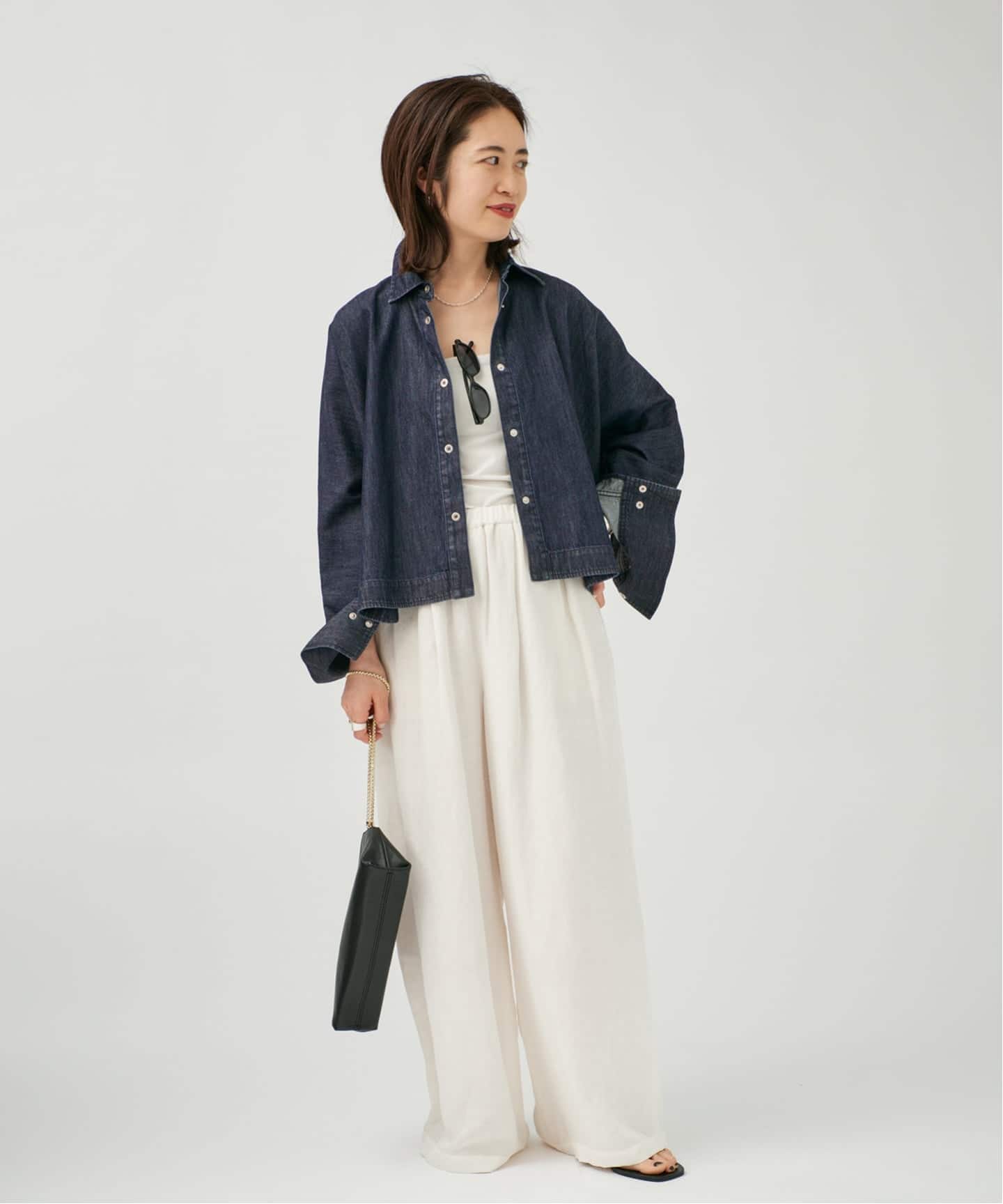 追加予約》デニムフォルムシャツ（シャツ／ブラウス）｜VERMEIL par