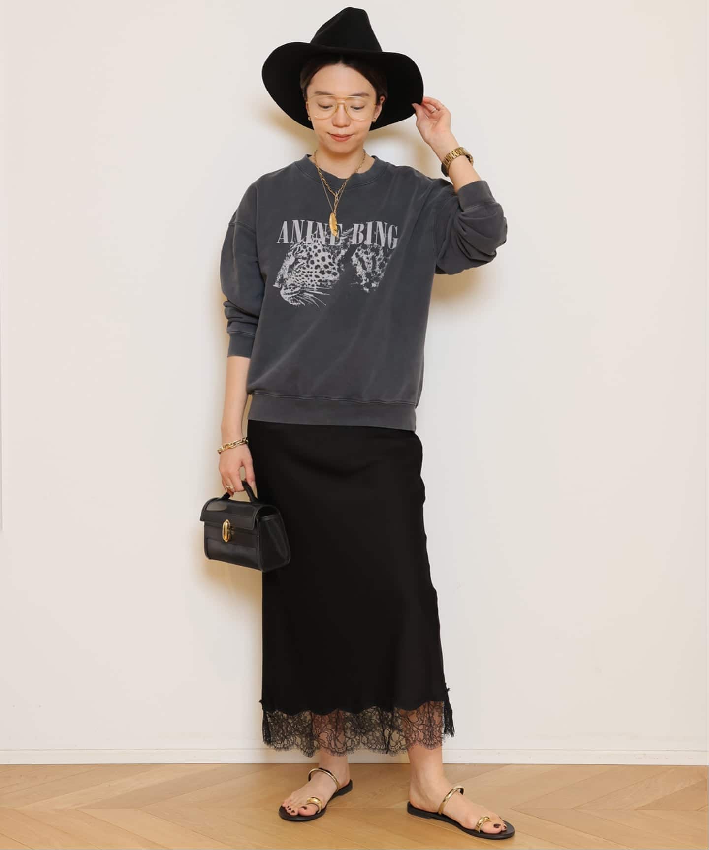 ANINE BING/アニン ビン】 LEOPARD スウェット（スウェット）｜MUSE de