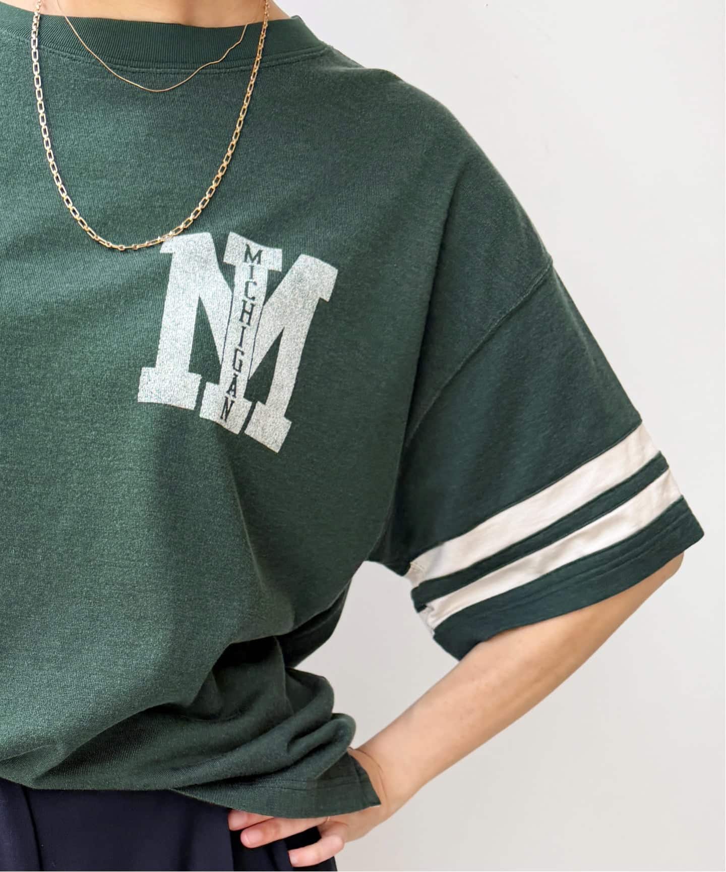 REMI RELIEF/レミ レリーフ】 M PRINT FOOTBALL TEE（Tシャツ