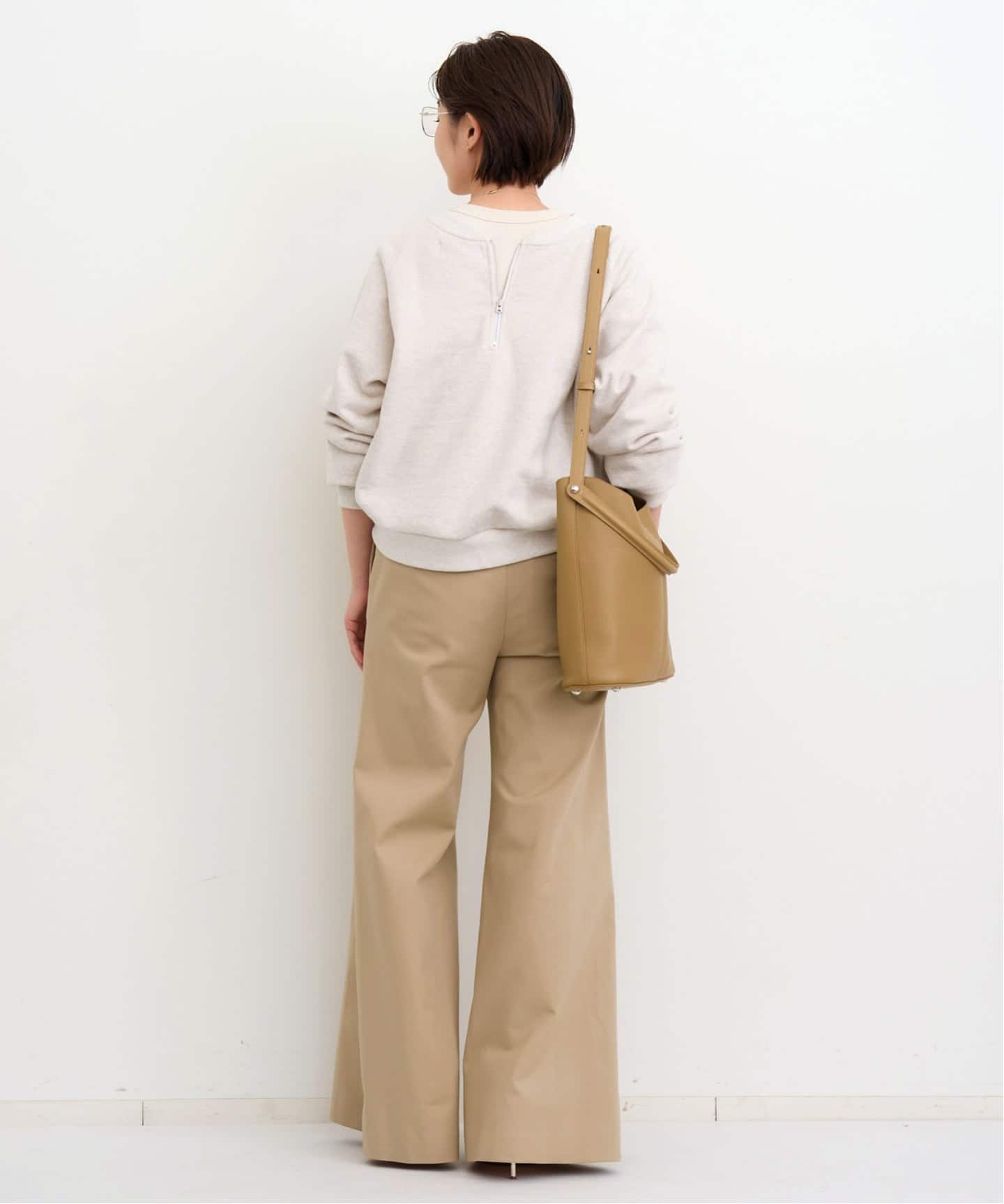 AMERICANA/アメリカーナ】 BACK ZIP SWEAT（スウェット）｜L