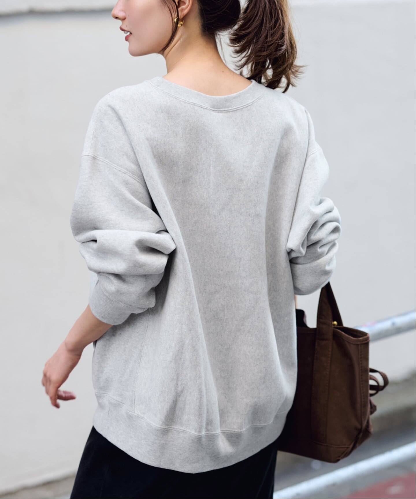 Champion 別注リバースウィーブ ロゴスウェットポケットプルオーバー