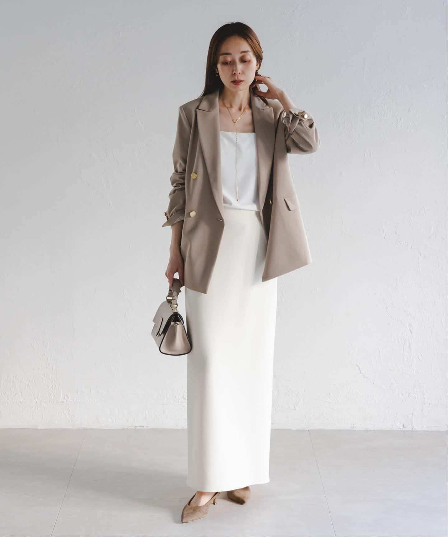 バックラインスイマーキャミ（カップ付きインナー）｜NOBLE（ノーブル