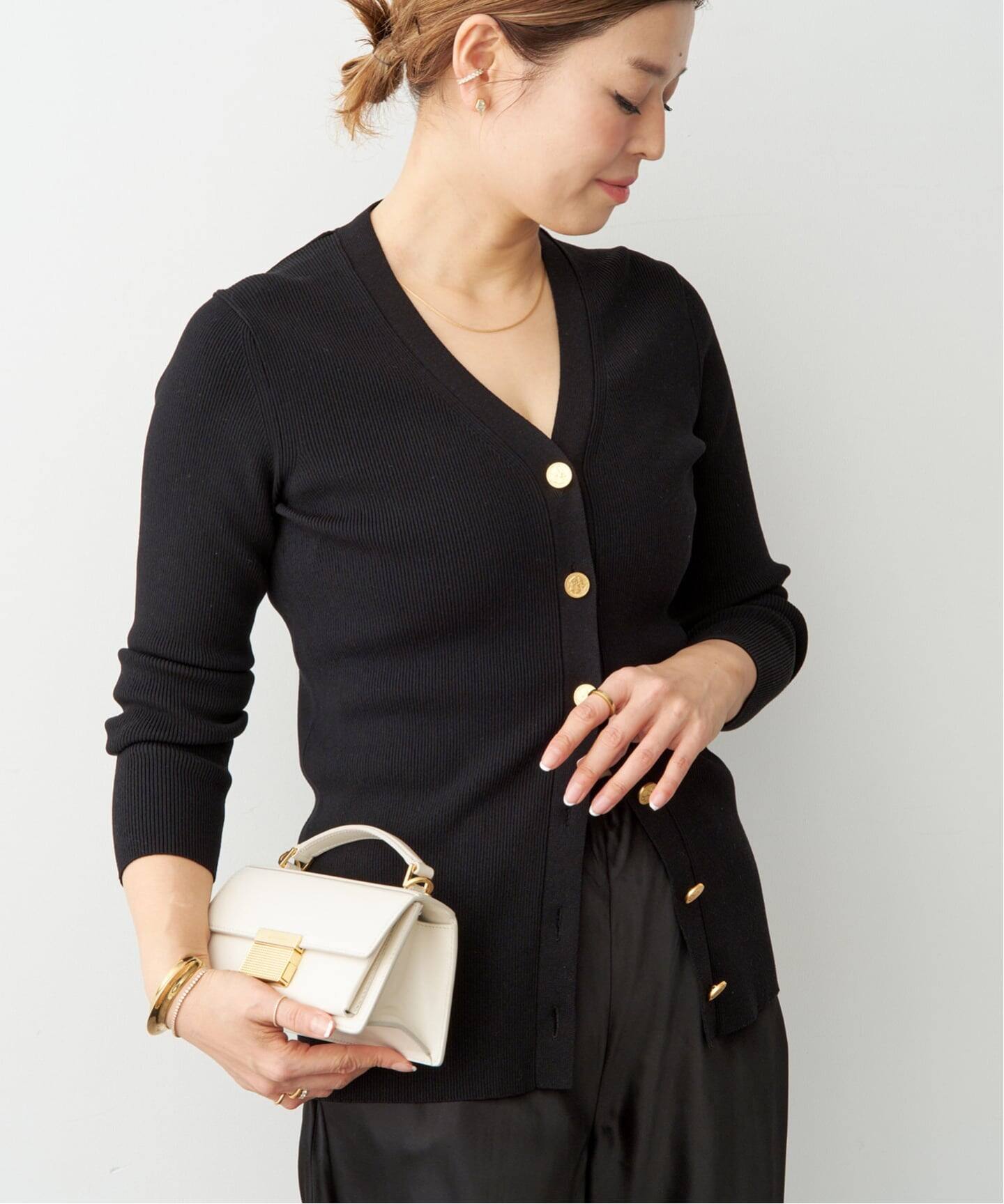 DINER RIB Vネックカーディガン（カーディガン）｜Deuxieme Classe