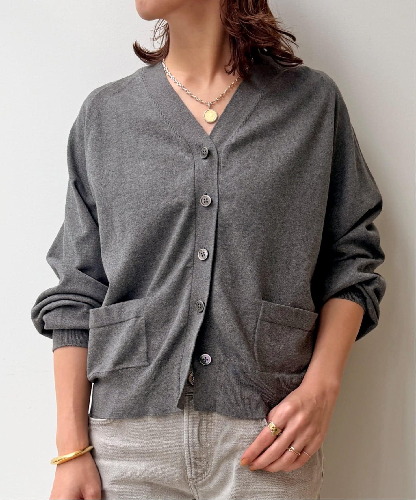 BASIC V-NECK CARDIGAN（カーディガン）｜L'Appartement（アパルトモン