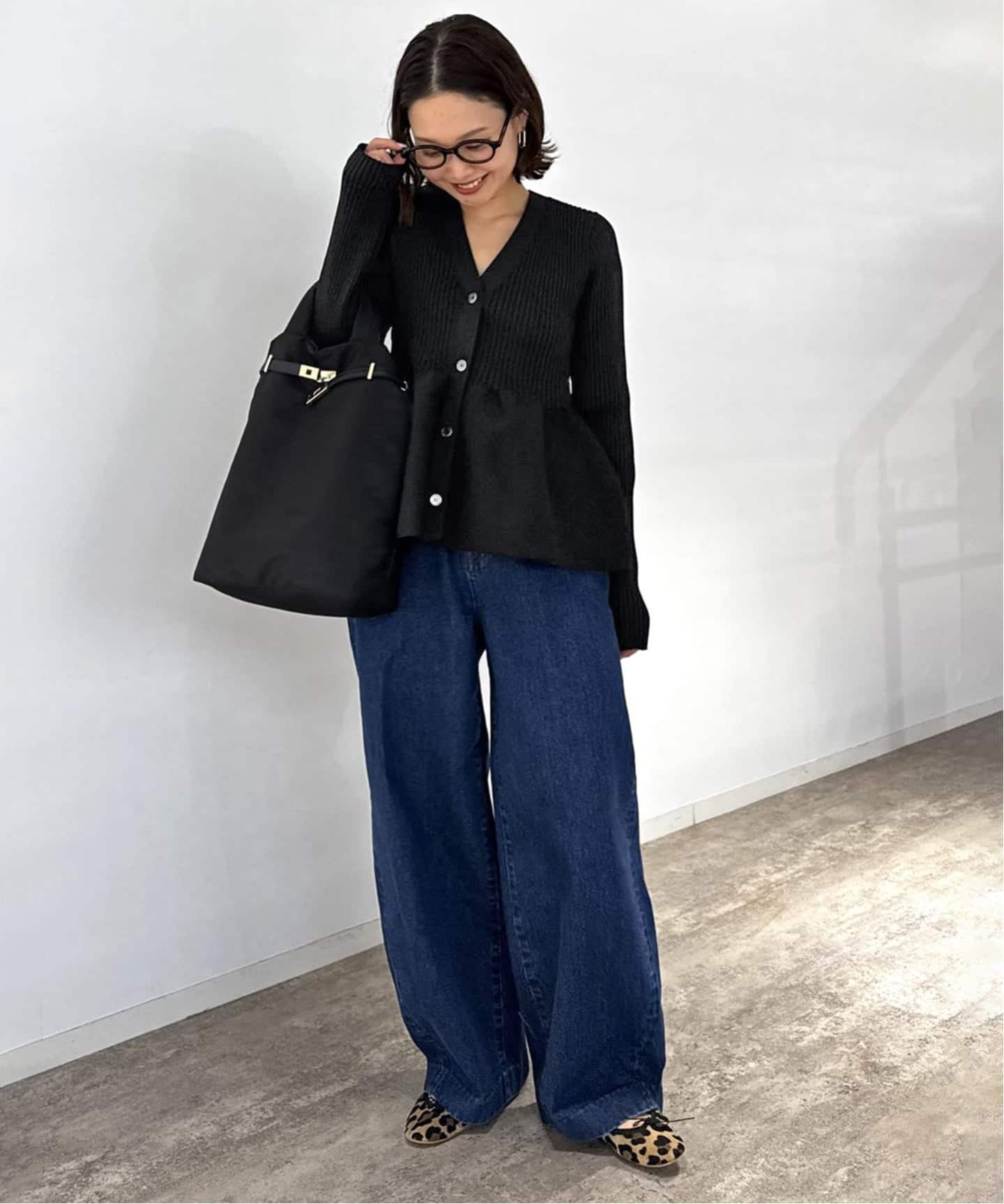 Vネックペプラムカーディガン（カーディガン）｜SLOBE IENA（スローブ