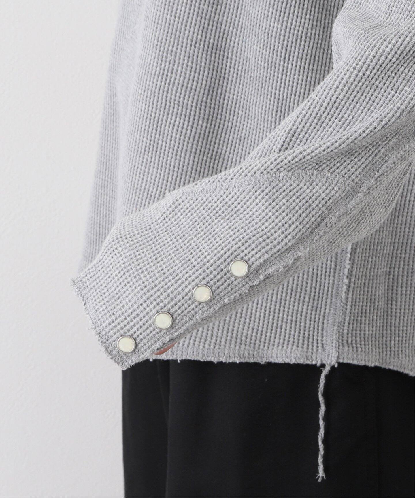 FACCIES / ファッチーズ】別注 Waffle Damage Henry Neck（Tシャツ