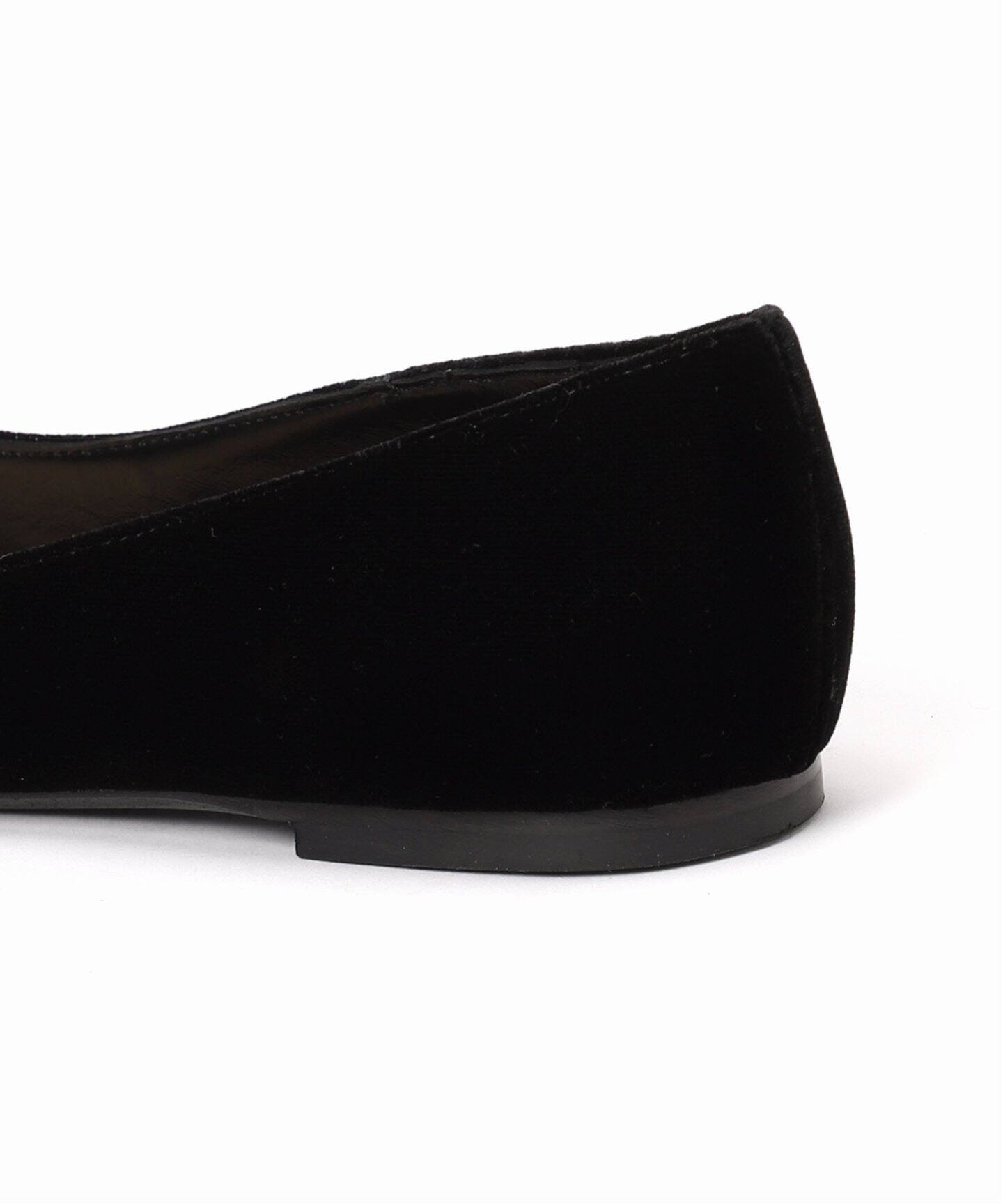 FABIO RUSCONI / ファビオルスコーニ】ベロアフラットシューズ