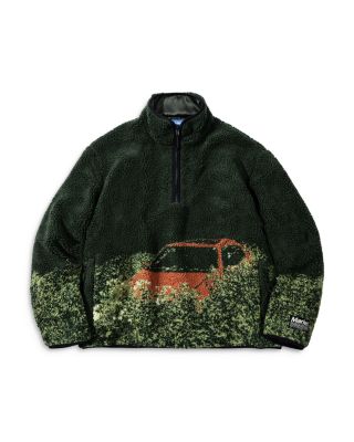MARKET Forgotten Half Zip Graphic Fleece Pullover | Bloomingdale's